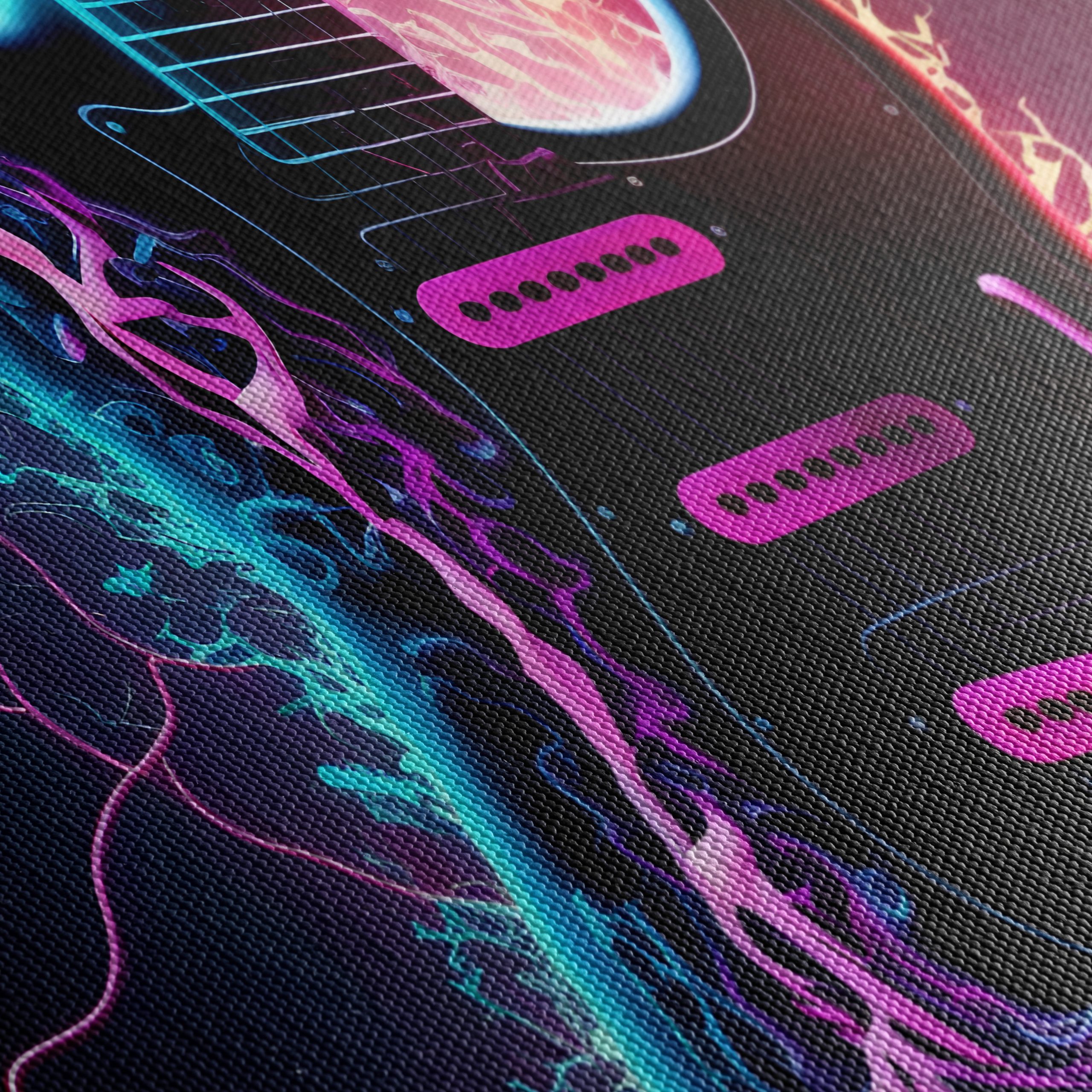 Vibrant Electric Guitar Artwork - Image 5