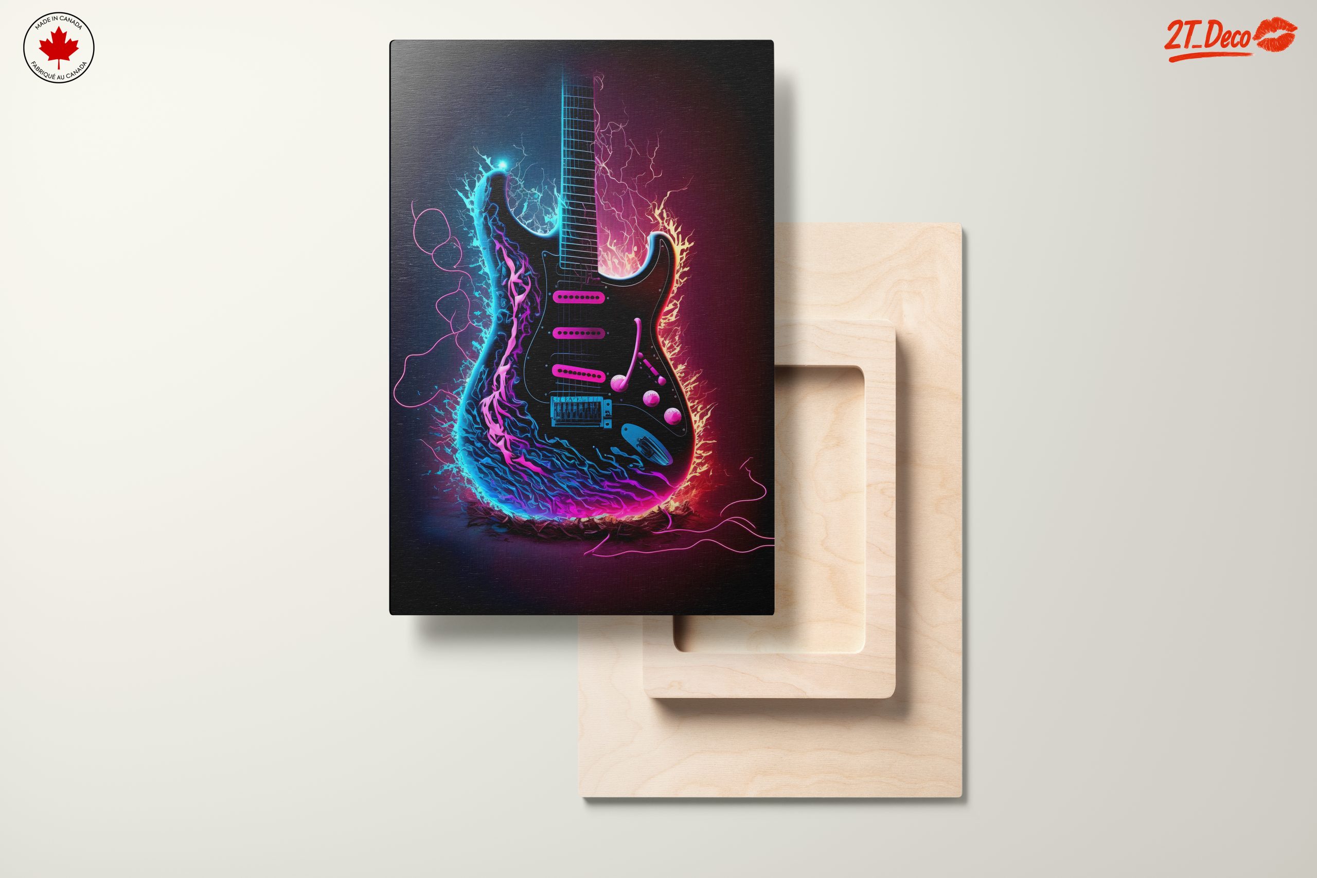 Vibrant Electric Guitar Artwork - Image 11