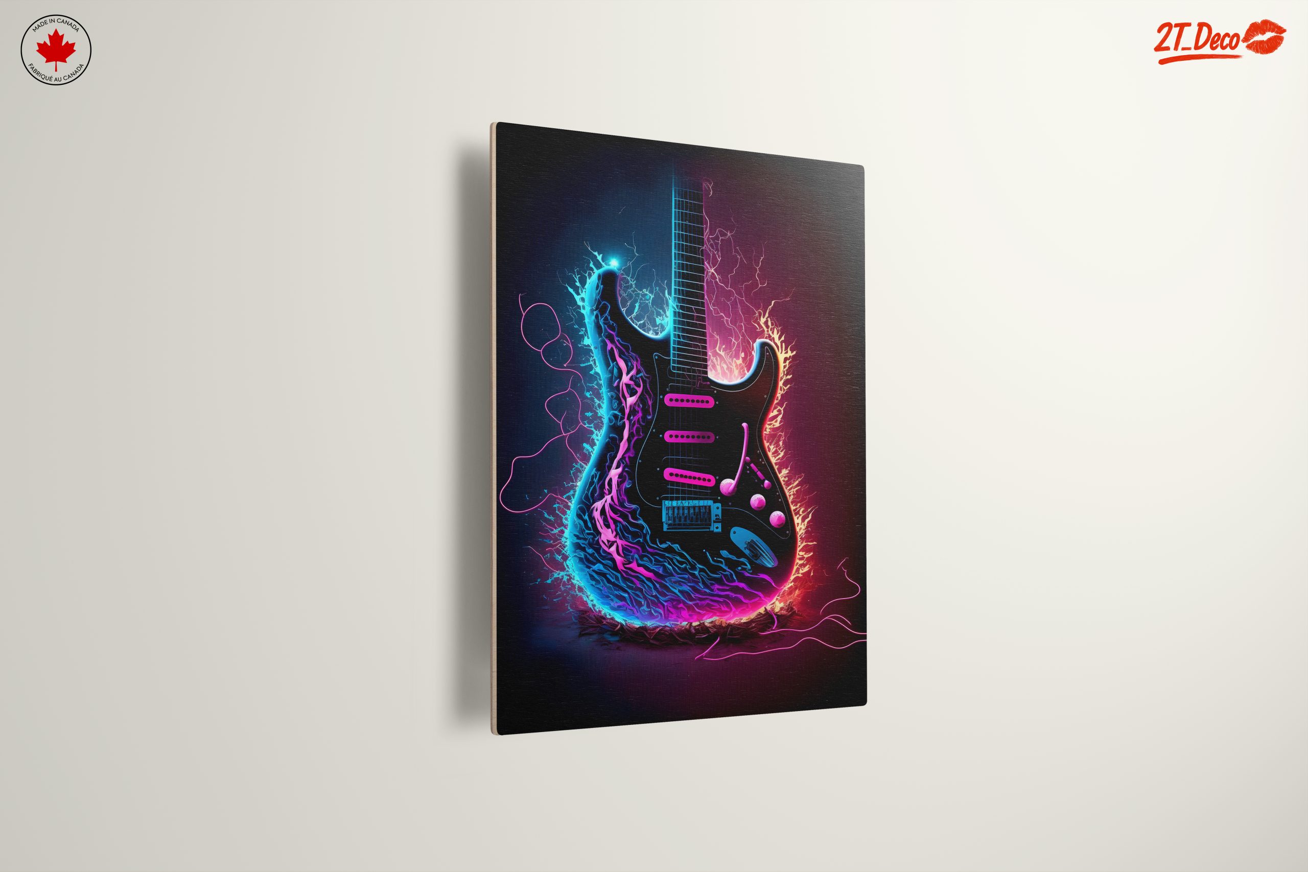 Vibrant Electric Guitar Artwork - Image 13
