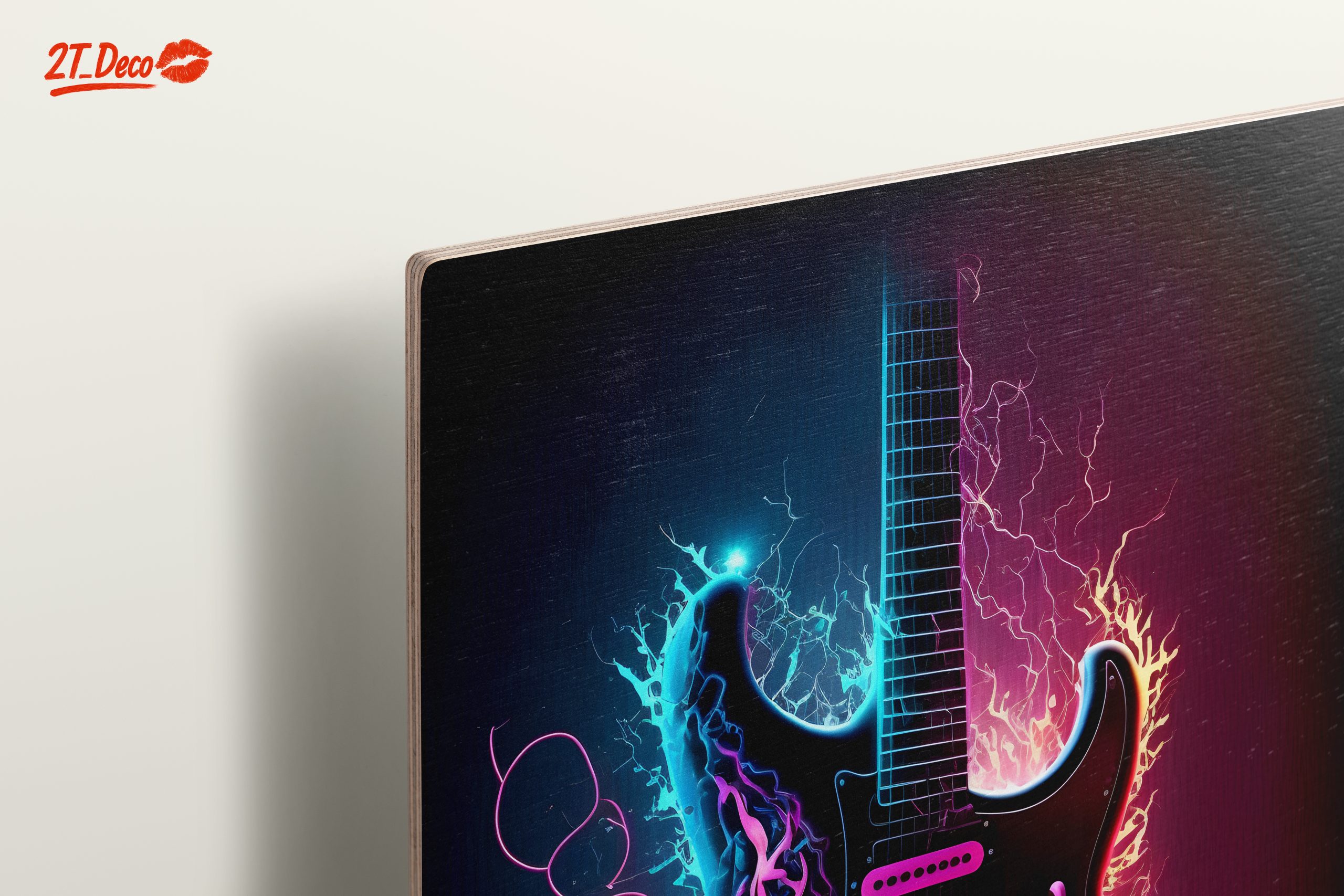Vibrant Electric Guitar Artwork - Image 15