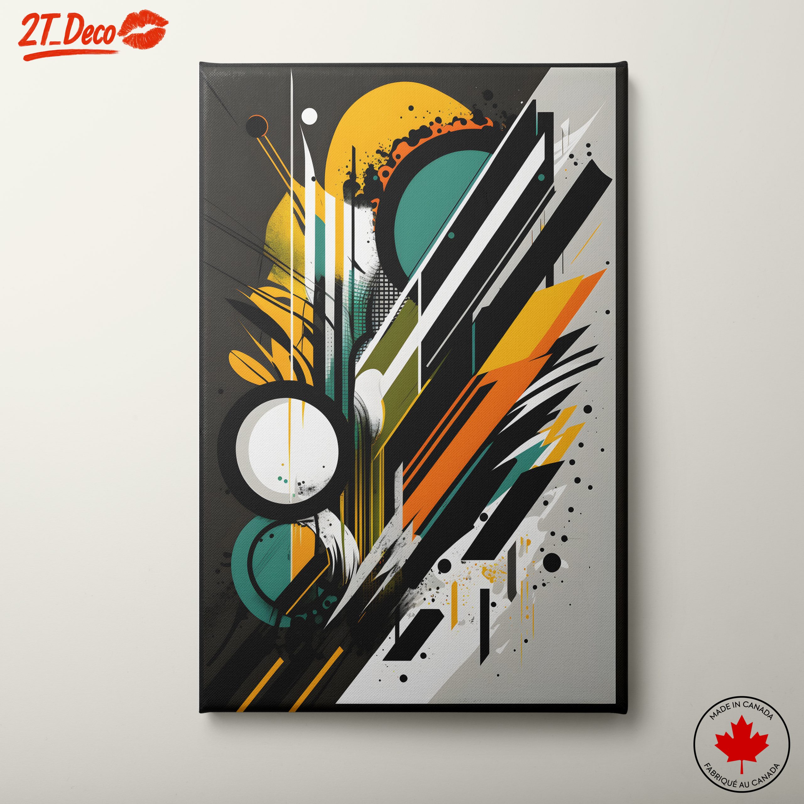 Vibrant Dynamic Abstract Artwork 6