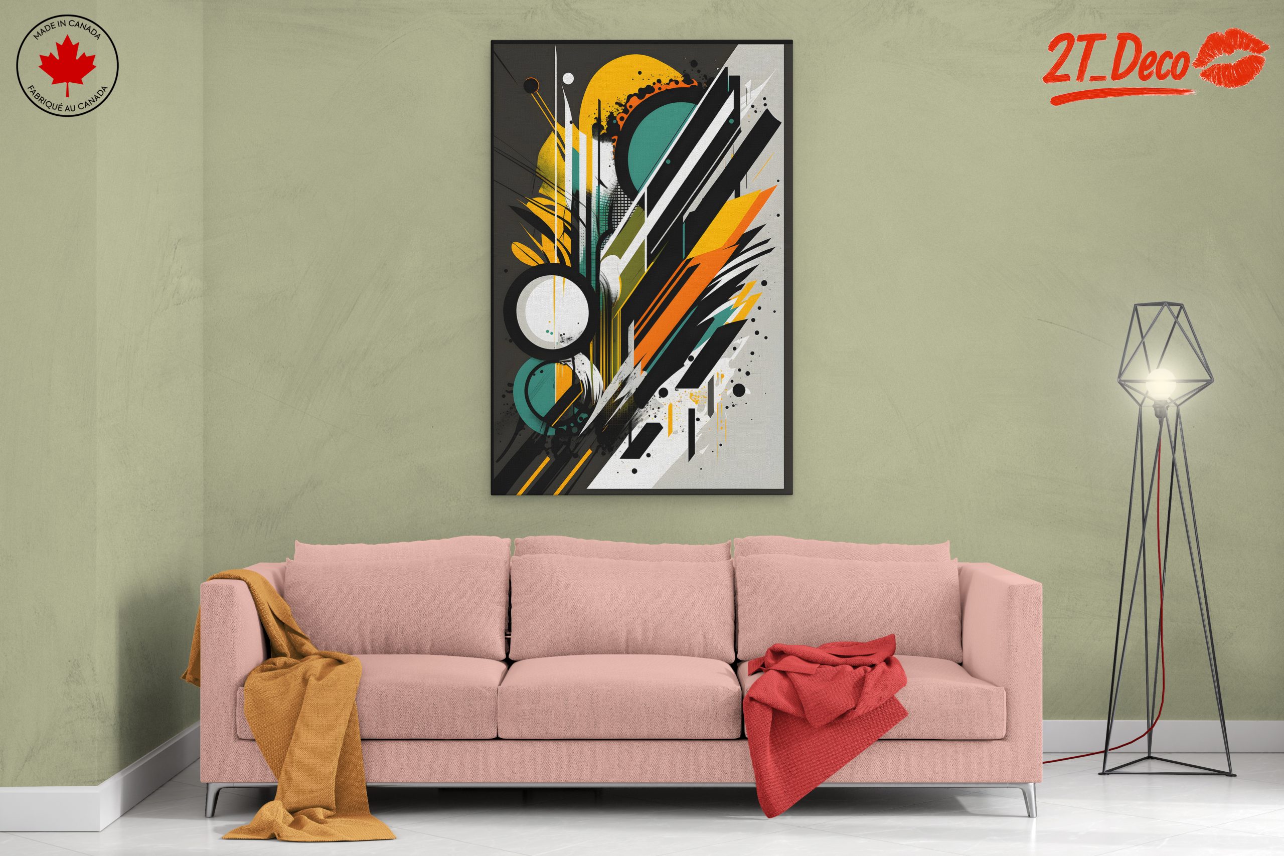 Vibrant Dynamic Abstract Artwork 6 - Image 2