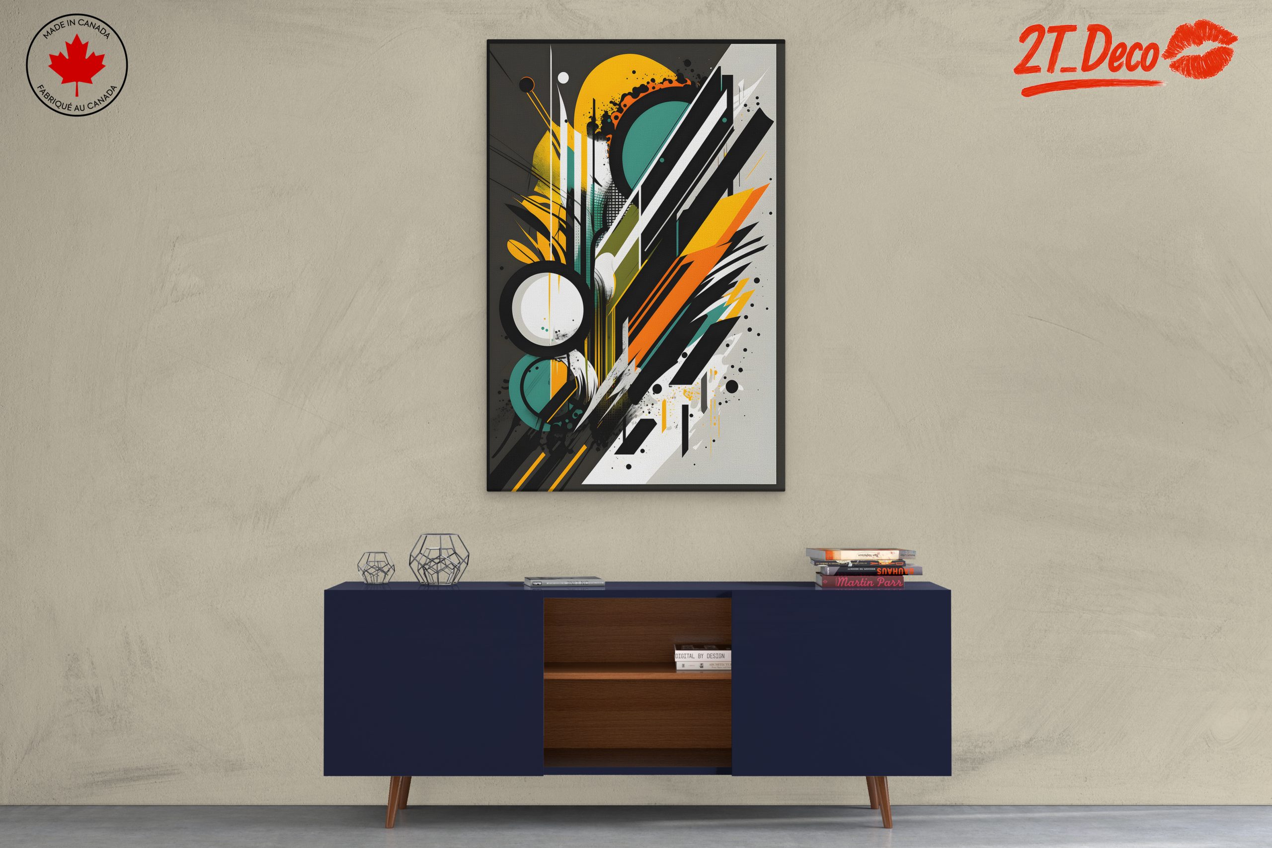 Vibrant Dynamic Abstract Artwork 6 - Image 3