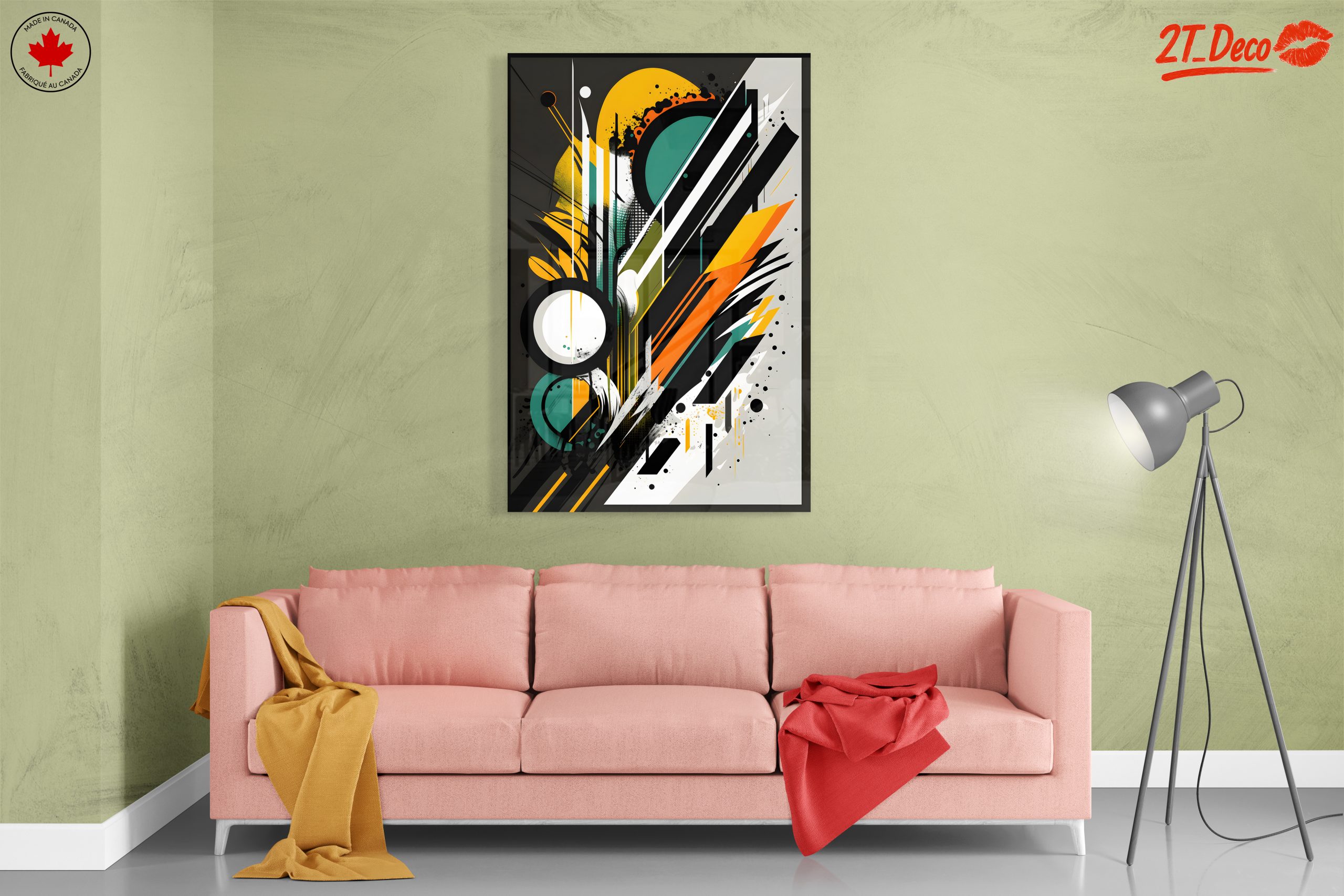 Vibrant Dynamic Abstract Artwork 6 - Image 7