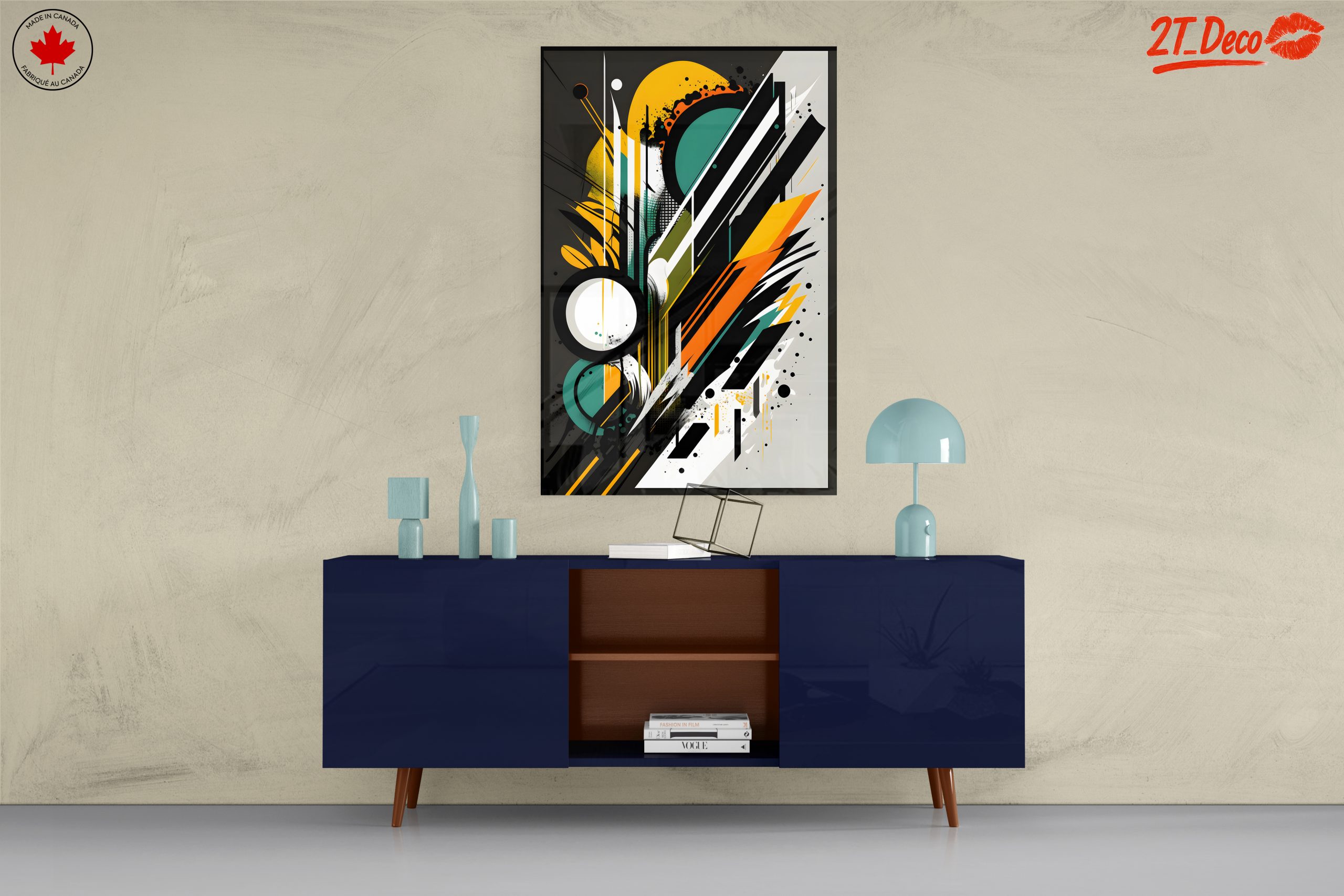 Vibrant Dynamic Abstract Artwork 6 - Image 8