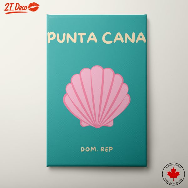 Punta Cana Travel Illustration Art