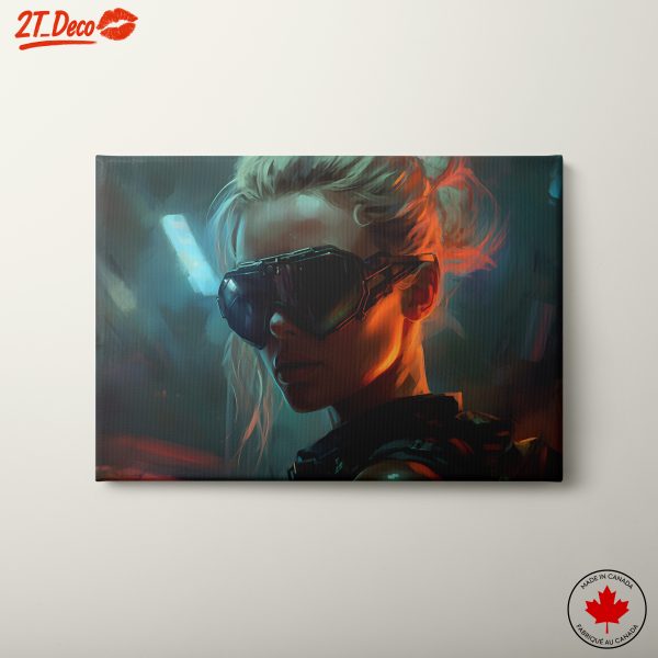 Futuristic Character with Dynamic Style