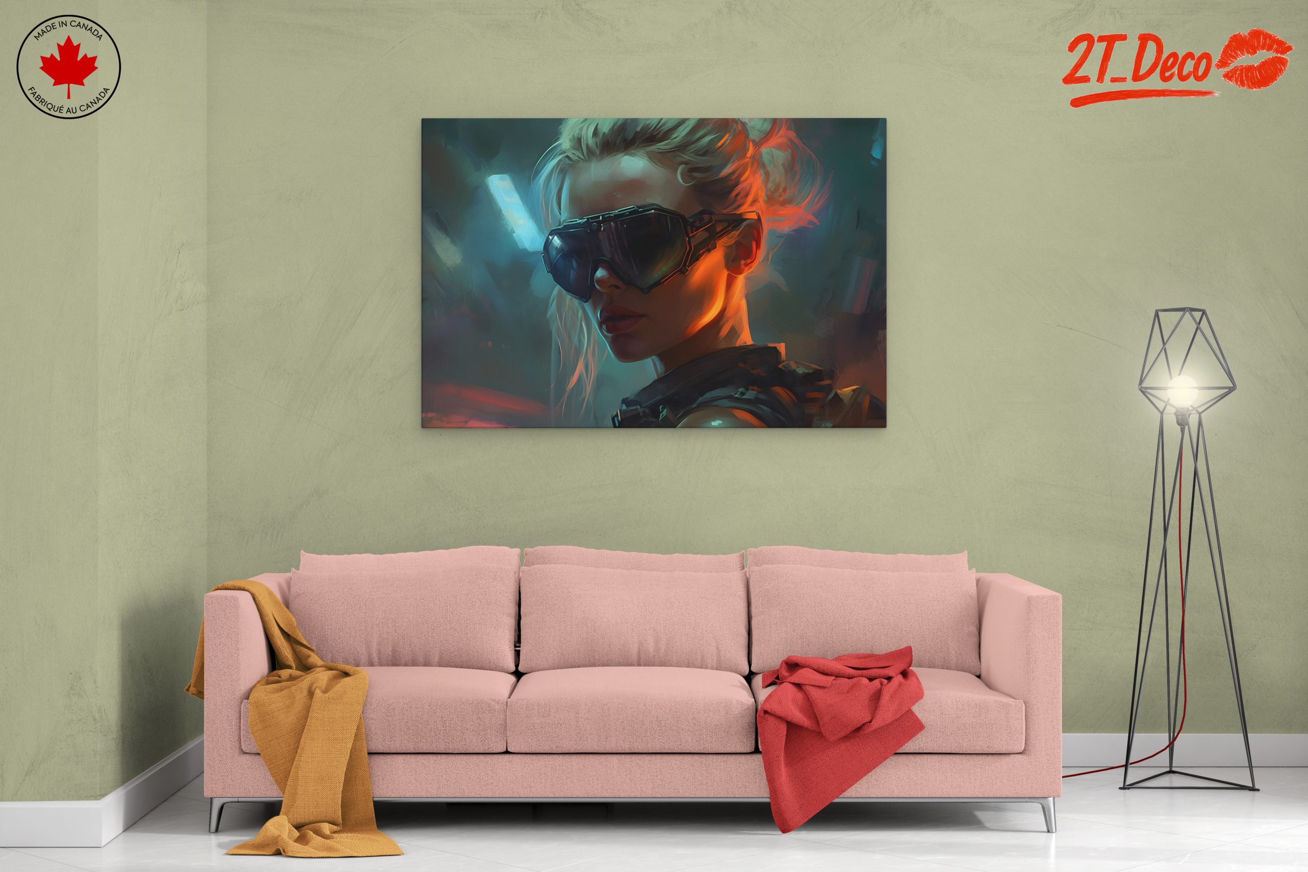 Futuristic Character with Dynamic Style - Image 2