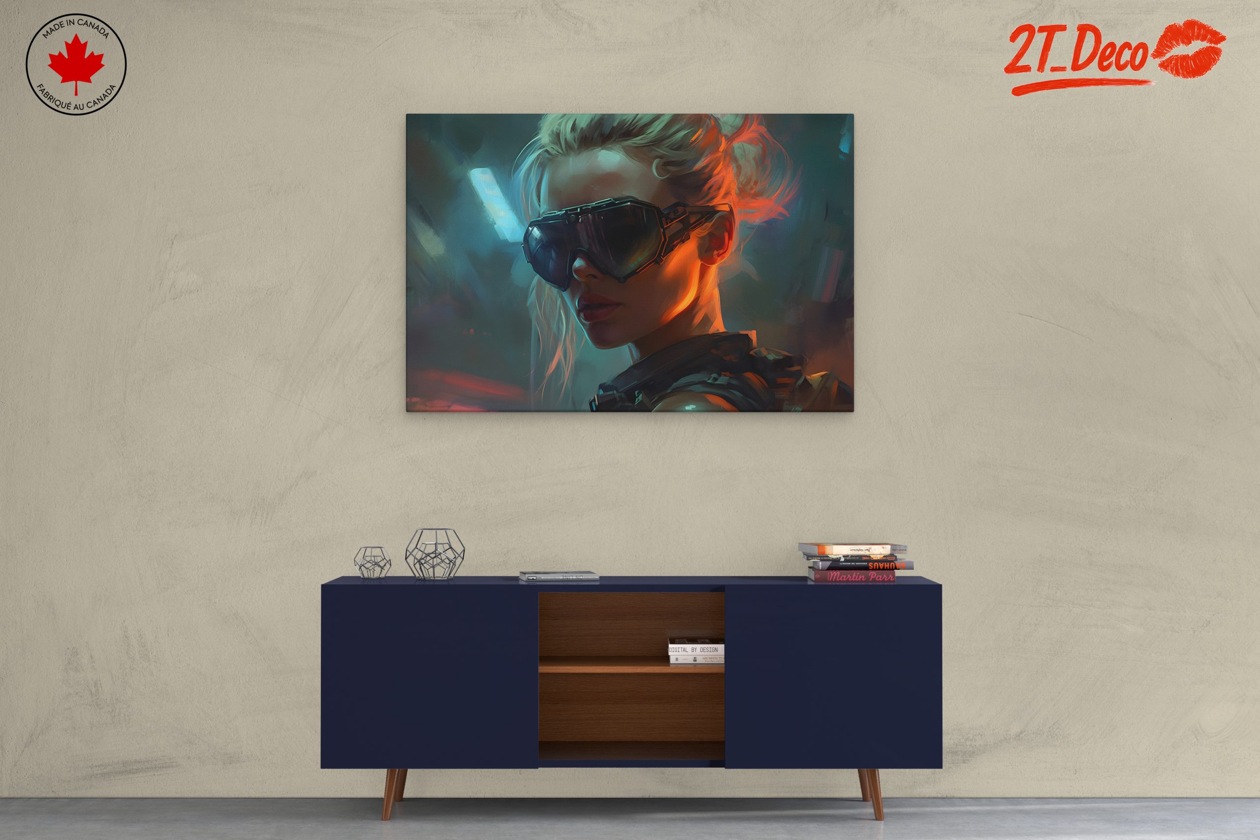Futuristic Character with Dynamic Style - Image 3