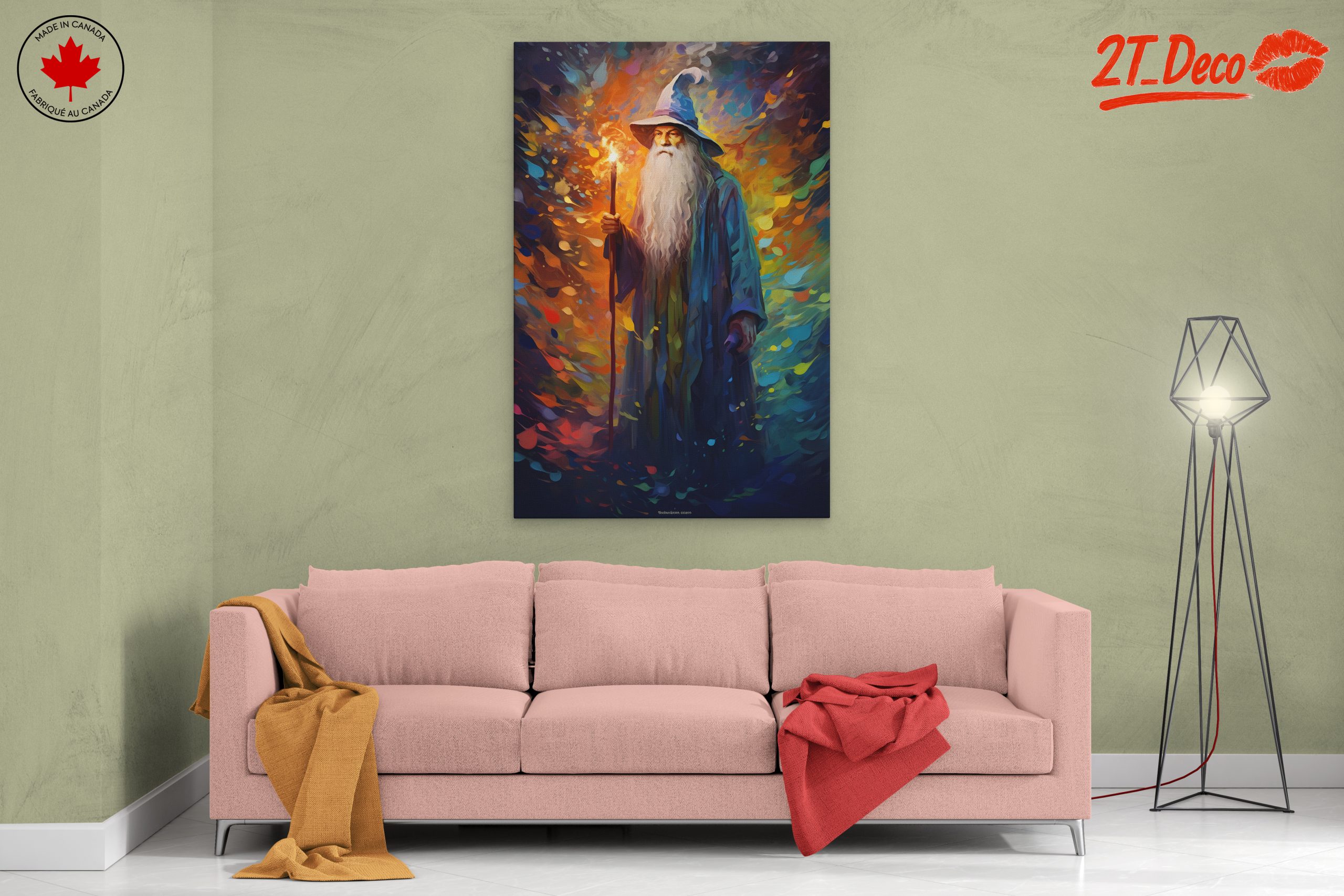 Magical Wizard Character in Vivid Colors - Image 2