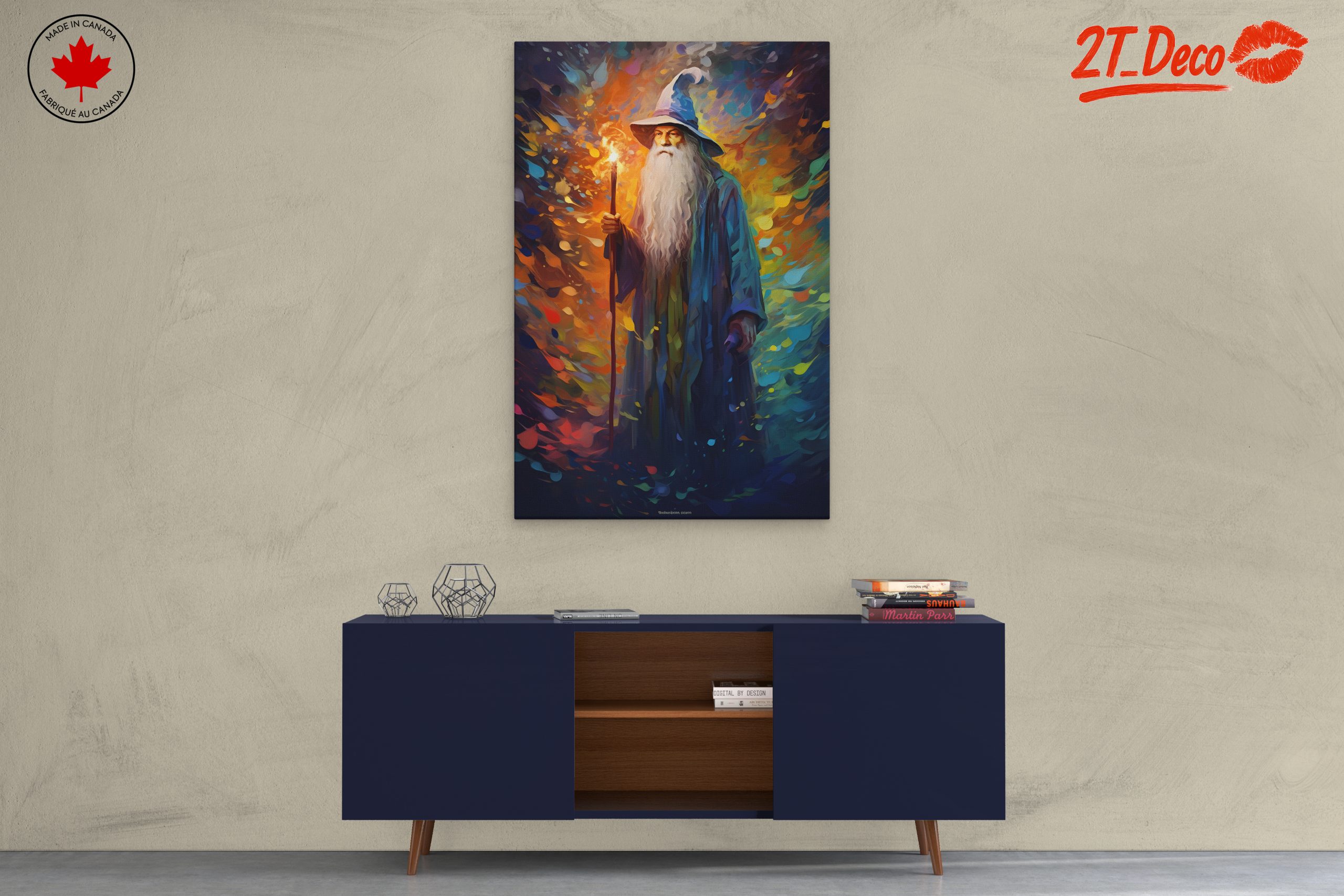 Magical Wizard Character in Vivid Colors - Image 3