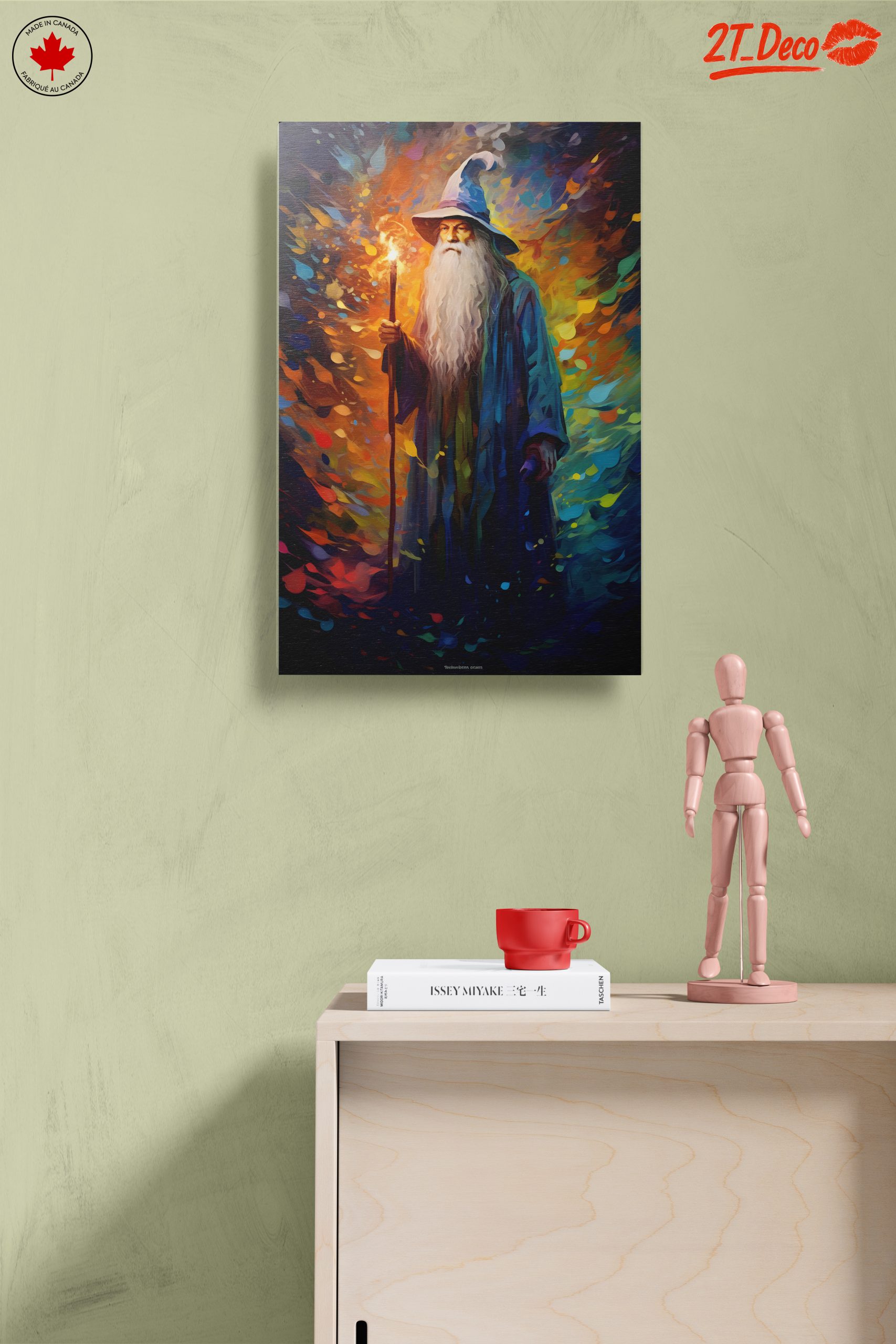 Magical Wizard Character in Vivid Colors - Image 14