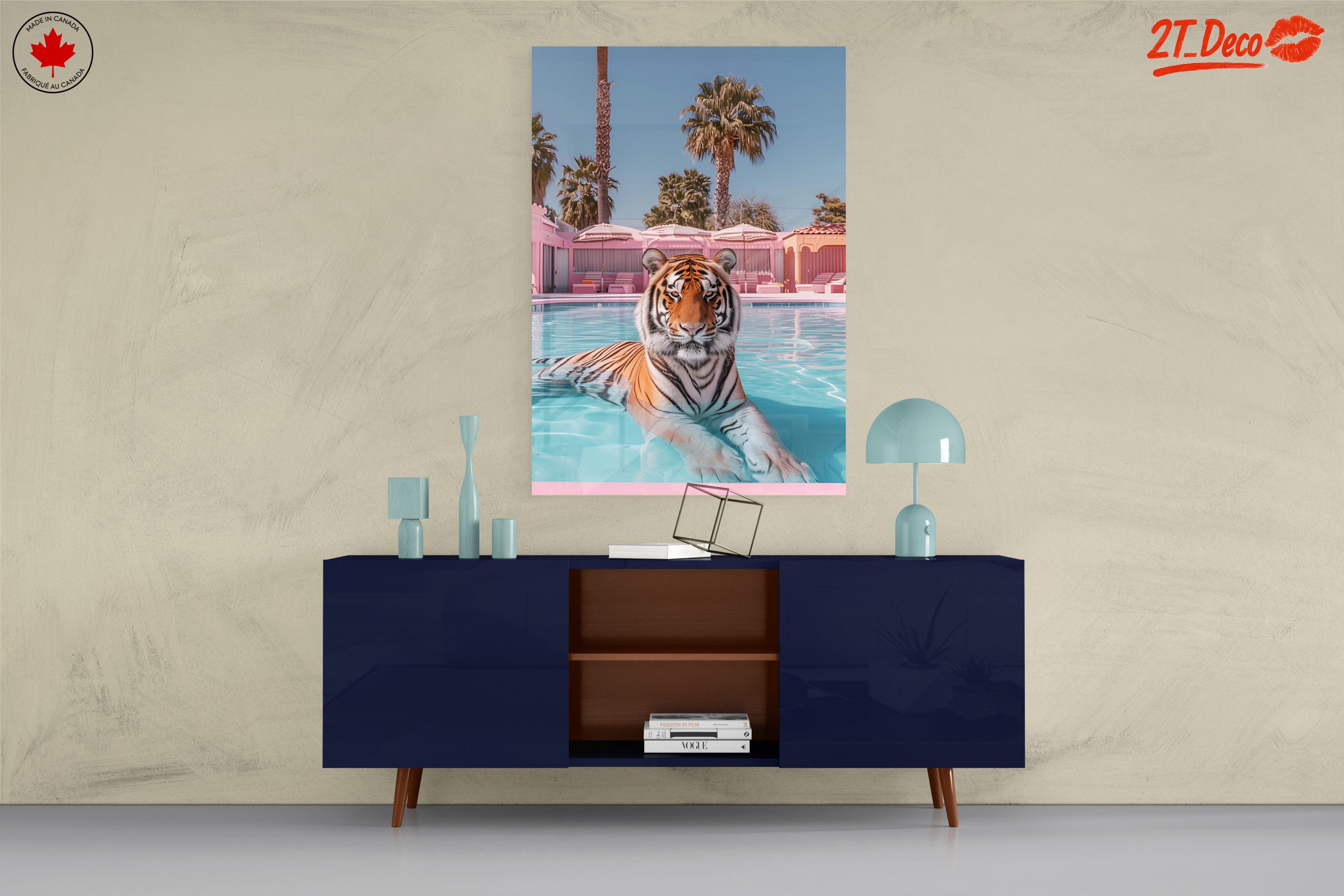 Tiger Relaxing by the Pool - Image 8
