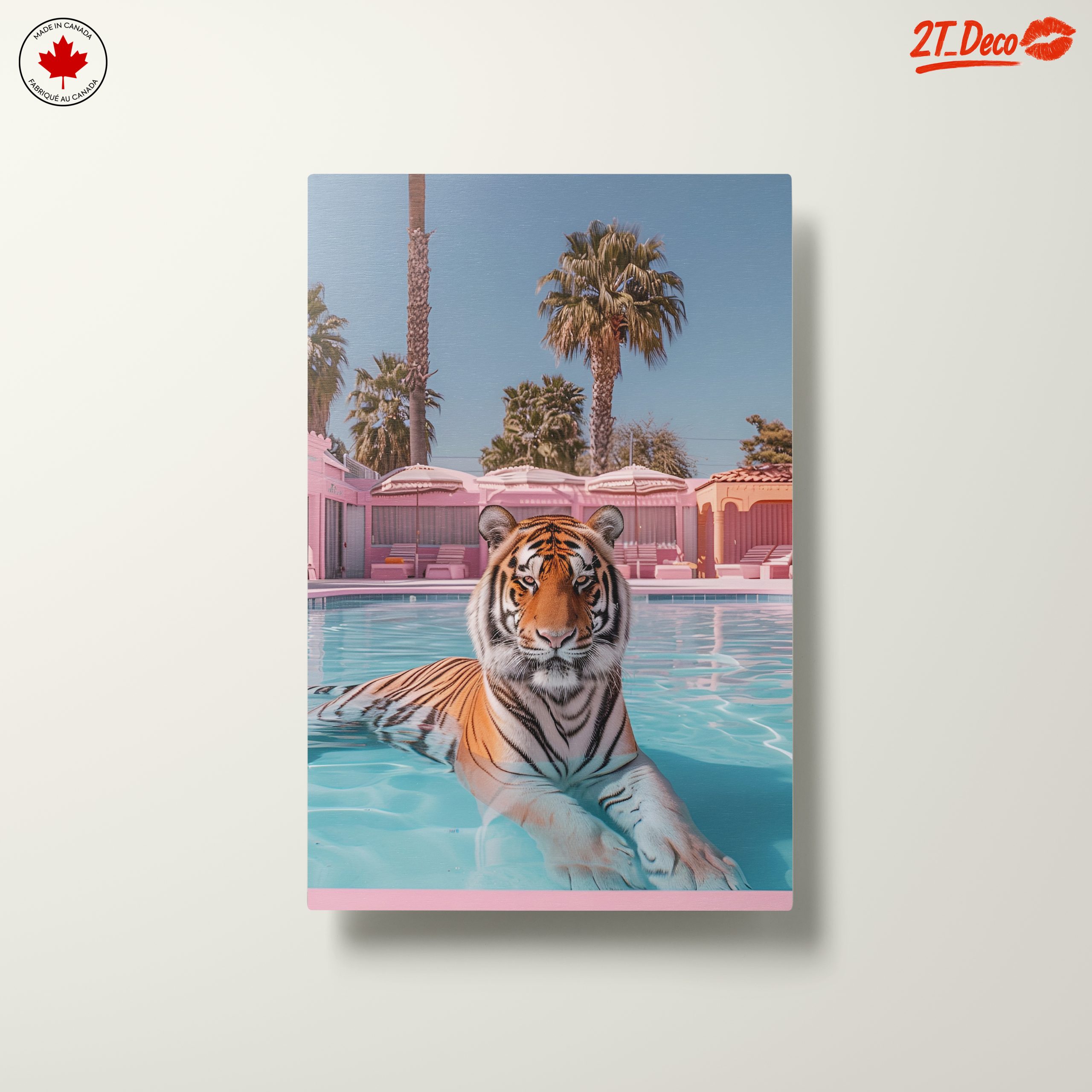 Tiger Relaxing by the Pool - Image 10