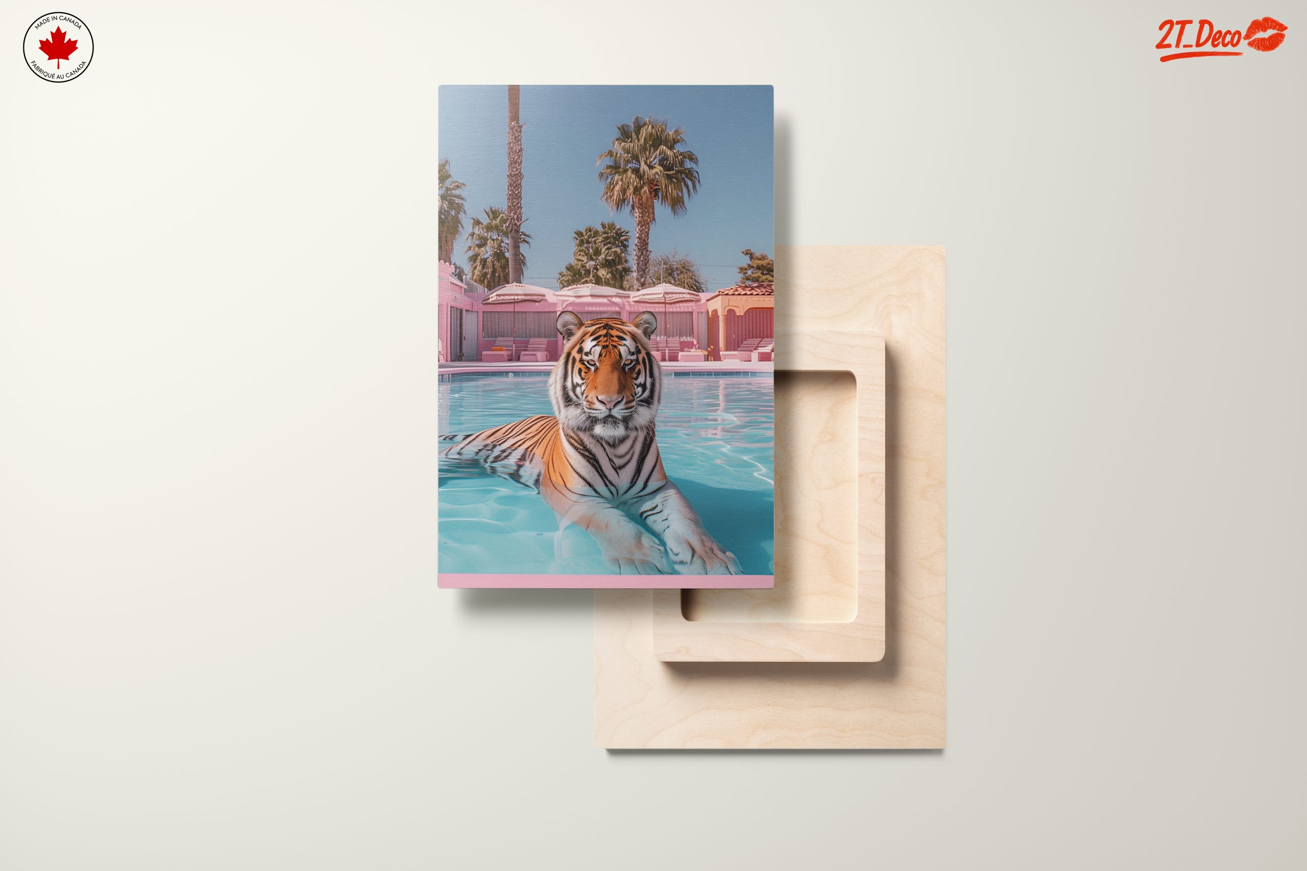 Tiger Relaxing by the Pool - Image 11