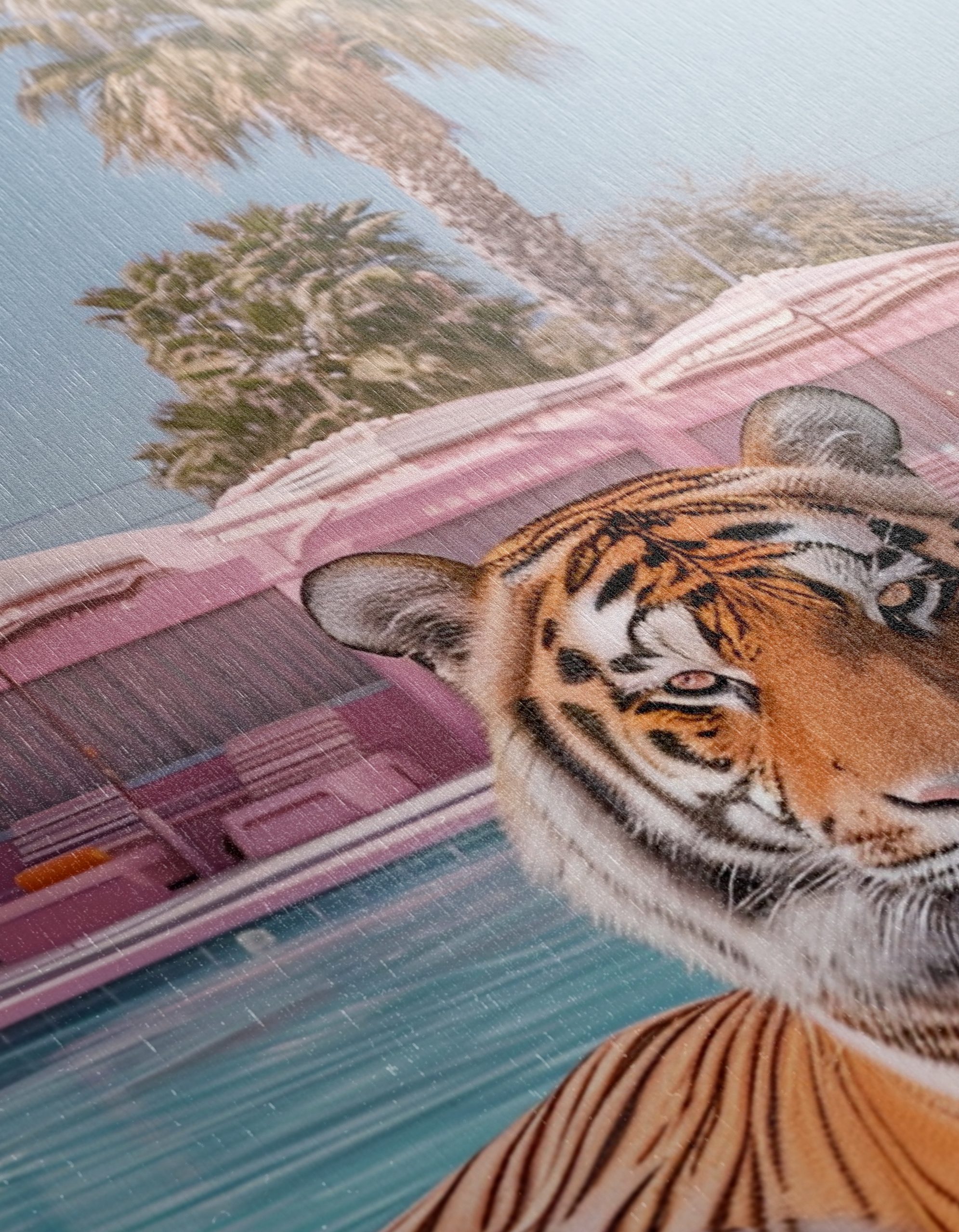 Tiger Relaxing by the Pool - Image 12