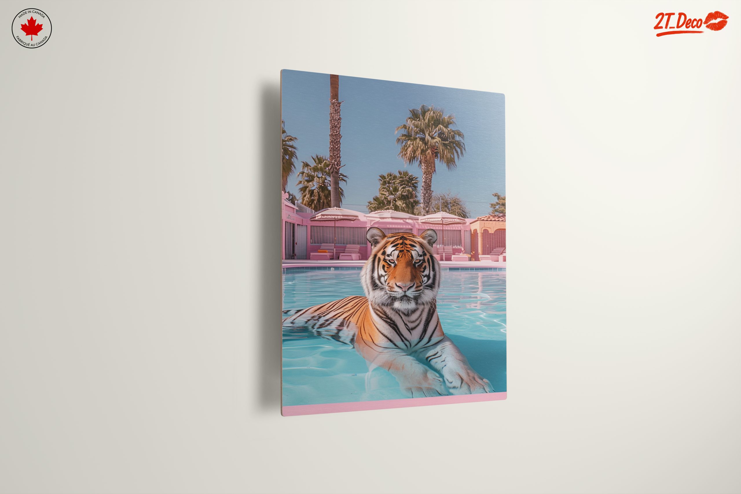 Tiger Relaxing by the Pool - Image 13