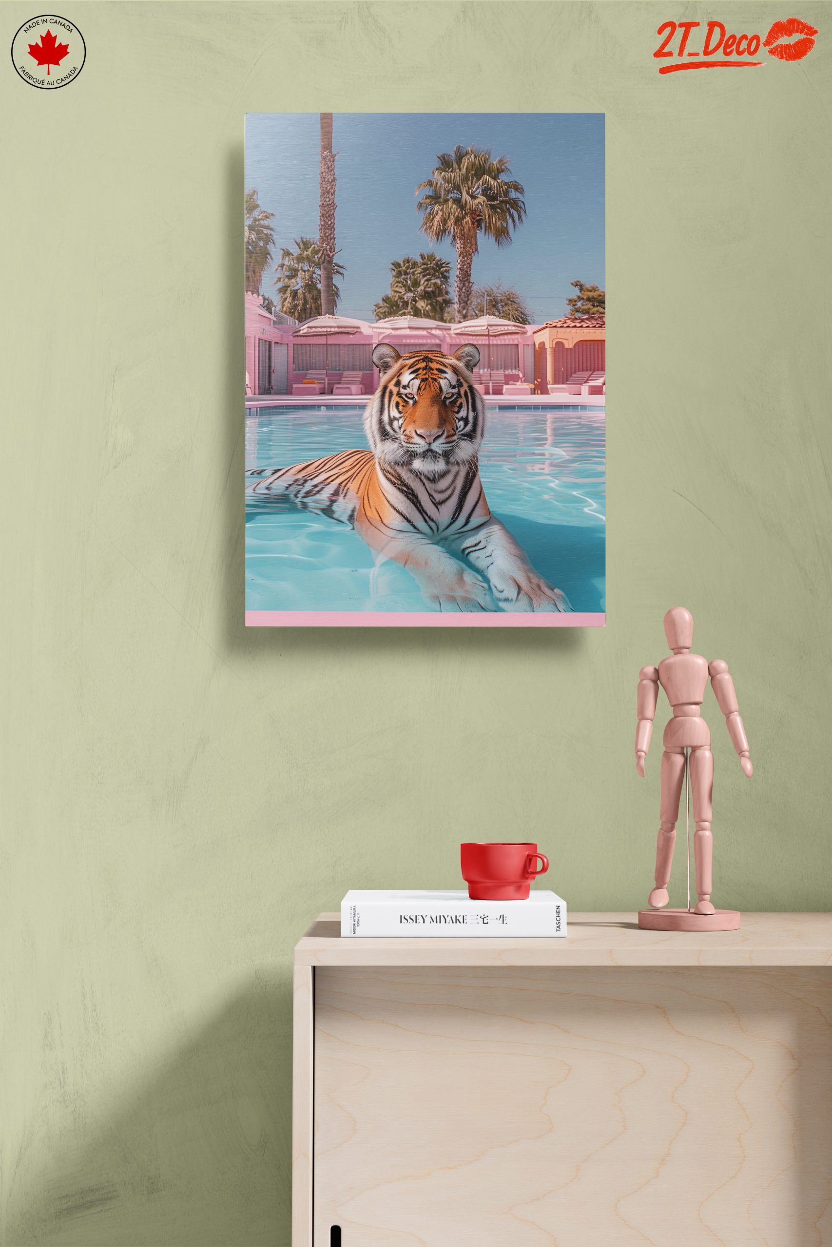 Tiger Relaxing by the Pool - Image 14