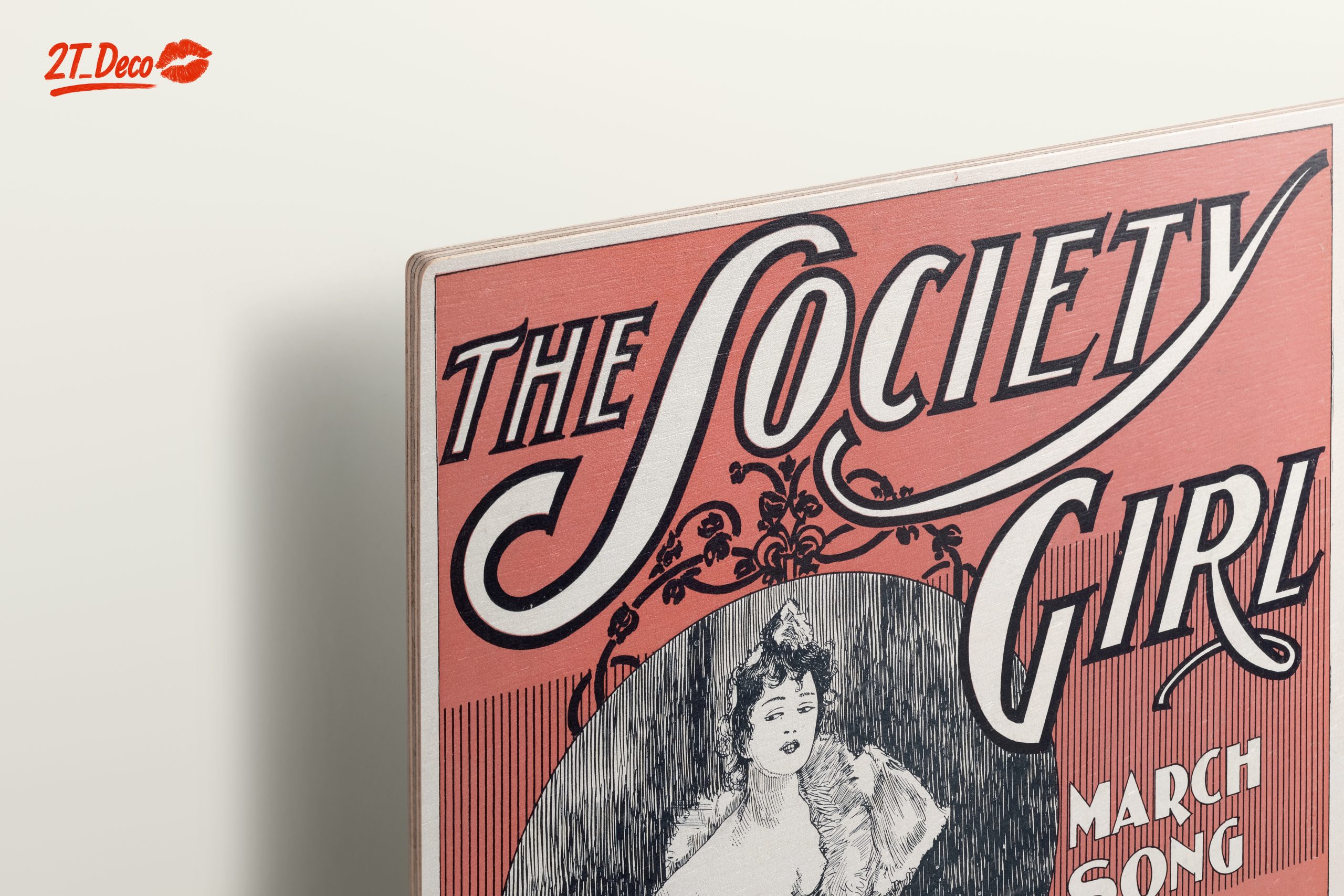 The Society Girl Vintage Music Sheet Art - Image 15