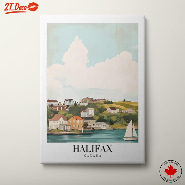 Stylized Urban Landscape of Halifax