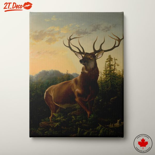 Majestic Deer in Natural Landscape 2
