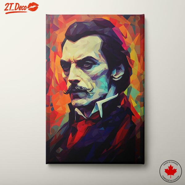 Colorful Contemporary Portrait of a Man