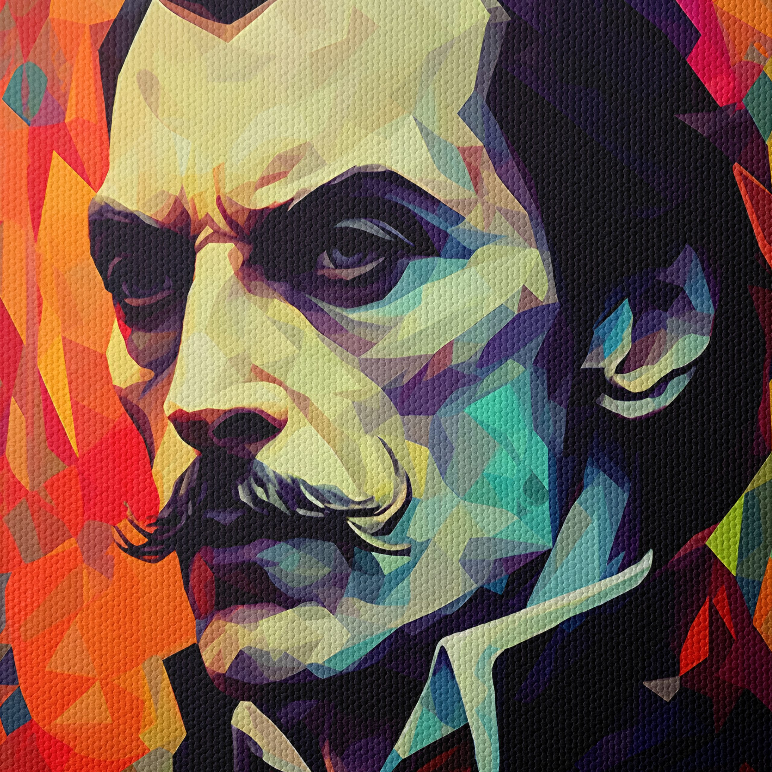 Colorful Contemporary Portrait of a Man - Image 4