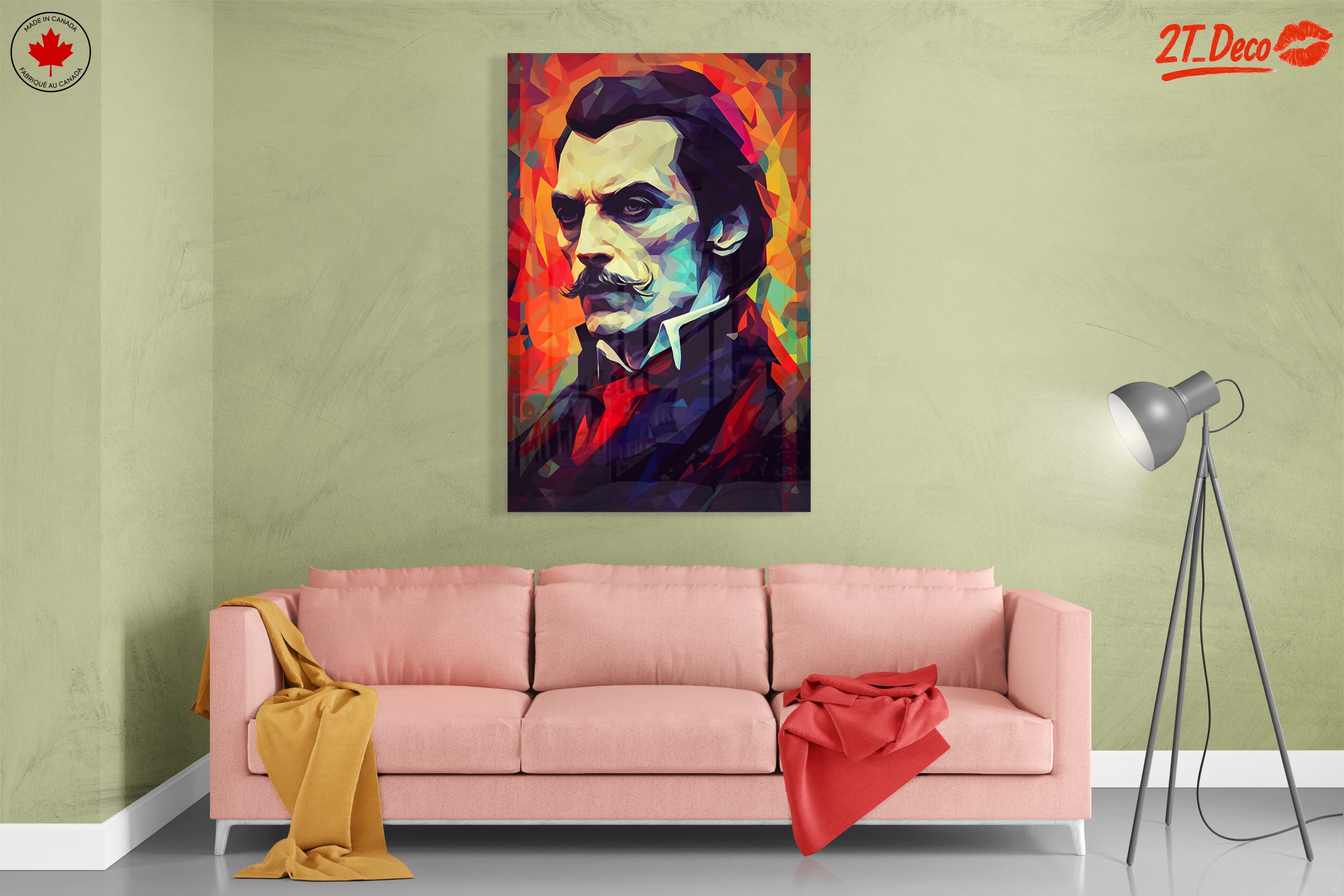 Colorful Contemporary Portrait of a Man - Image 7