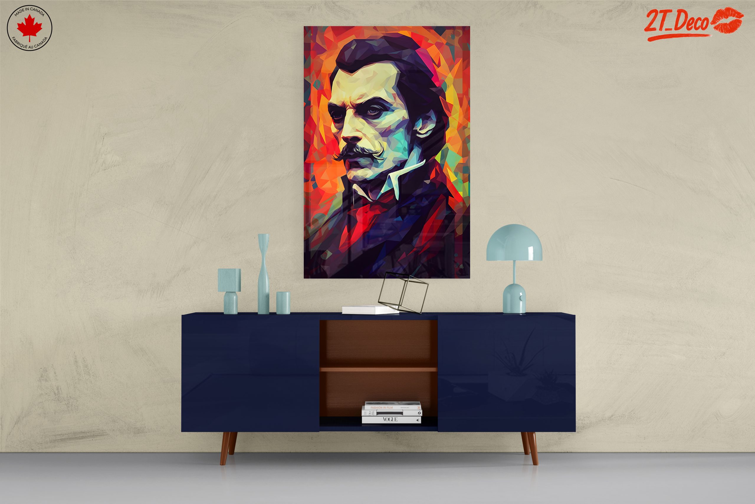 Colorful Contemporary Portrait of a Man - Image 8