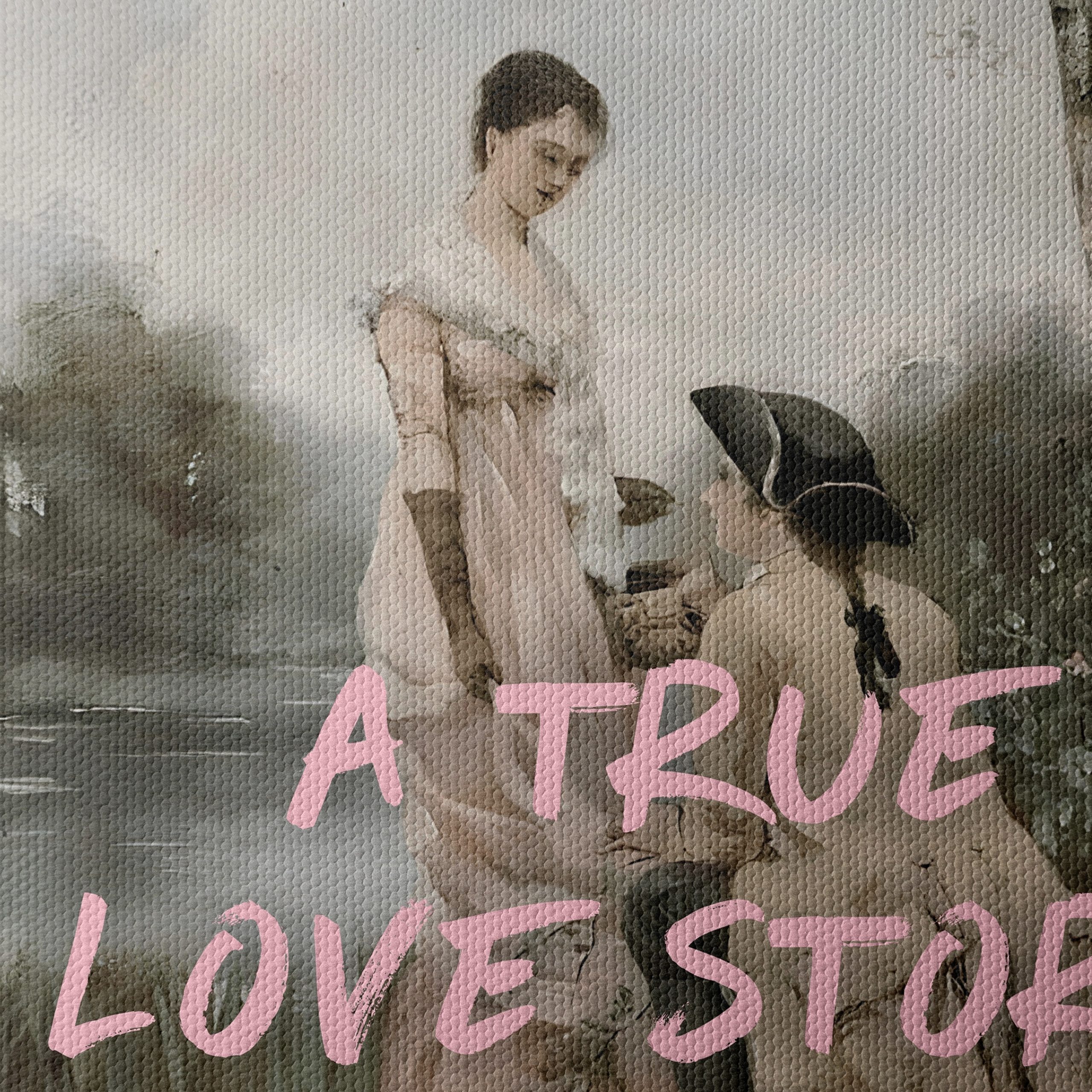 A True Love Story Never Ends Wall Art - Image 4