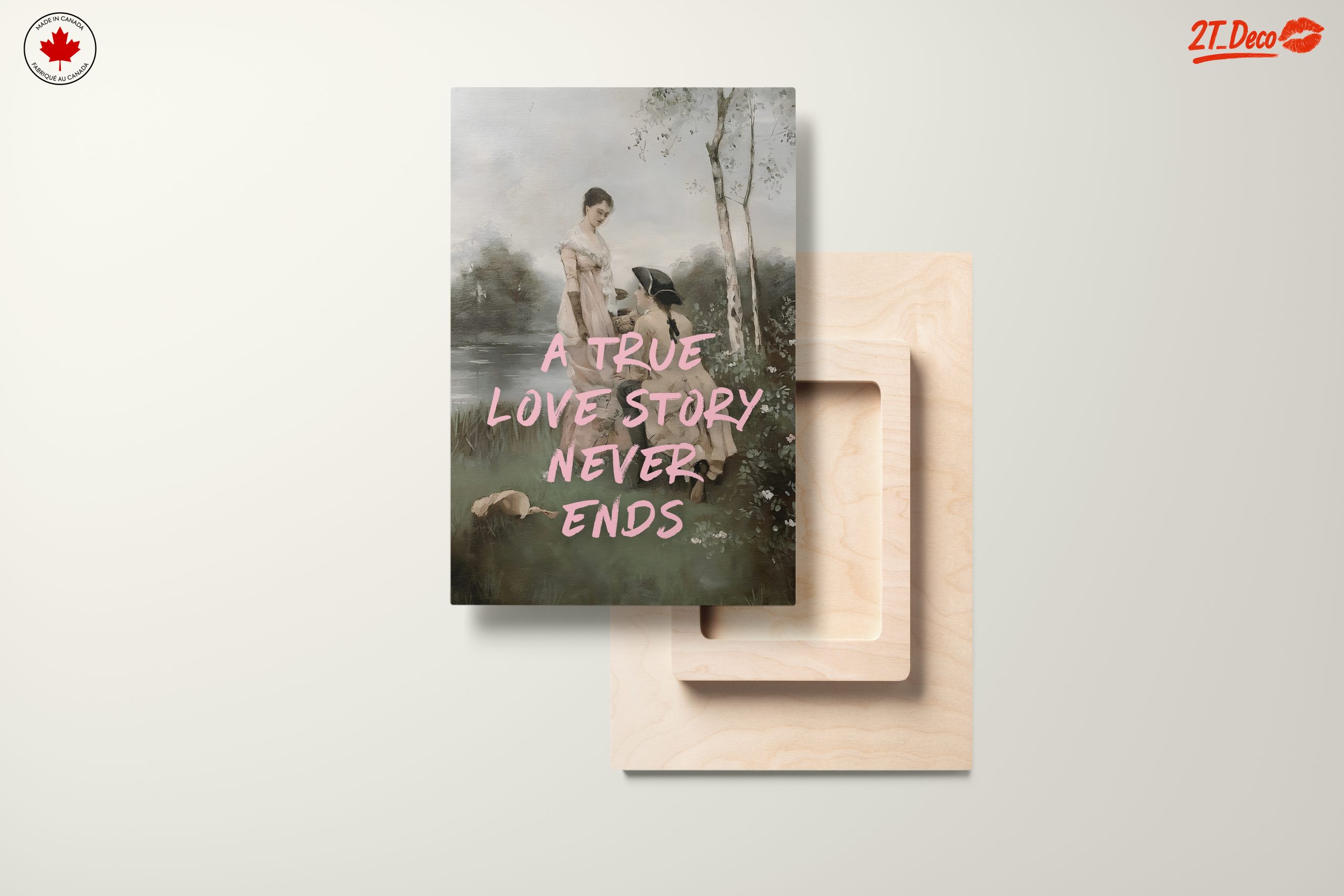 A True Love Story Never Ends Wall Art - Image 11