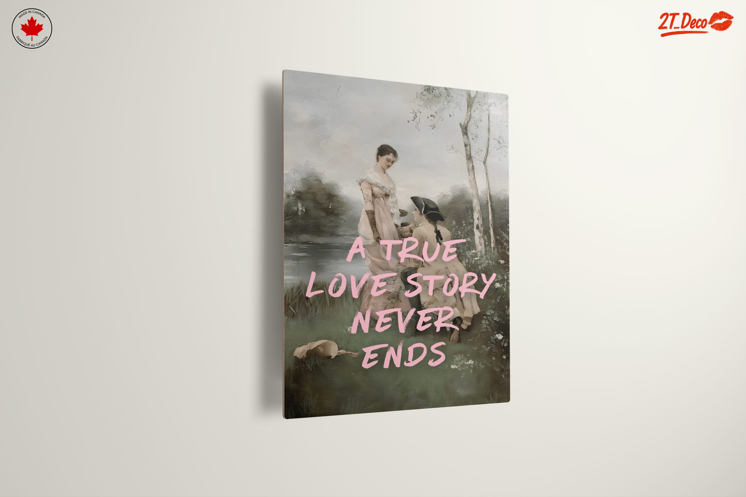 A True Love Story Never Ends Wall Art - Image 13