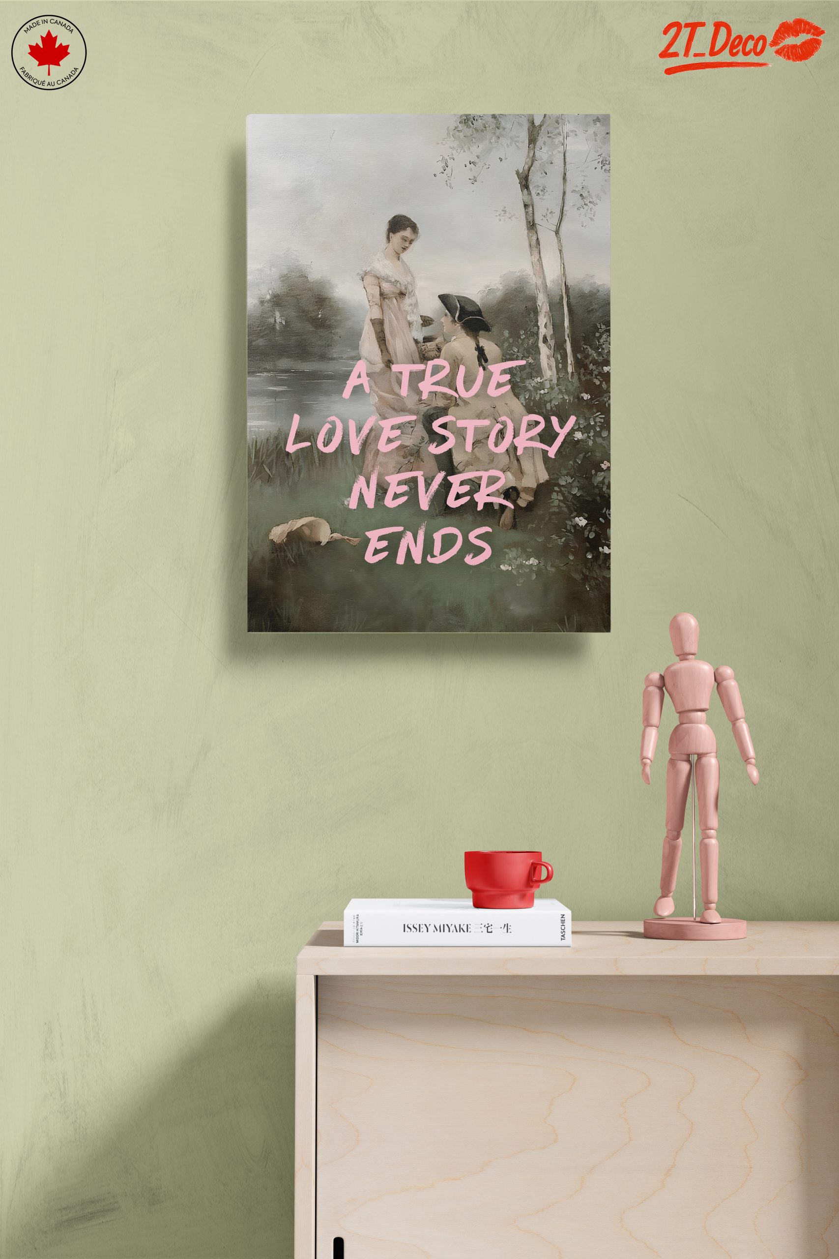 A True Love Story Never Ends Wall Art - Image 14