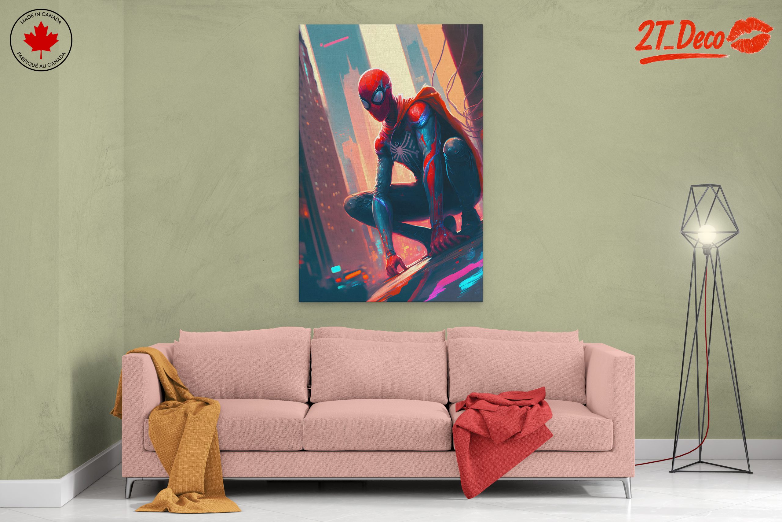 Vibrant Spider-Man in Urban Landscape - Image 2