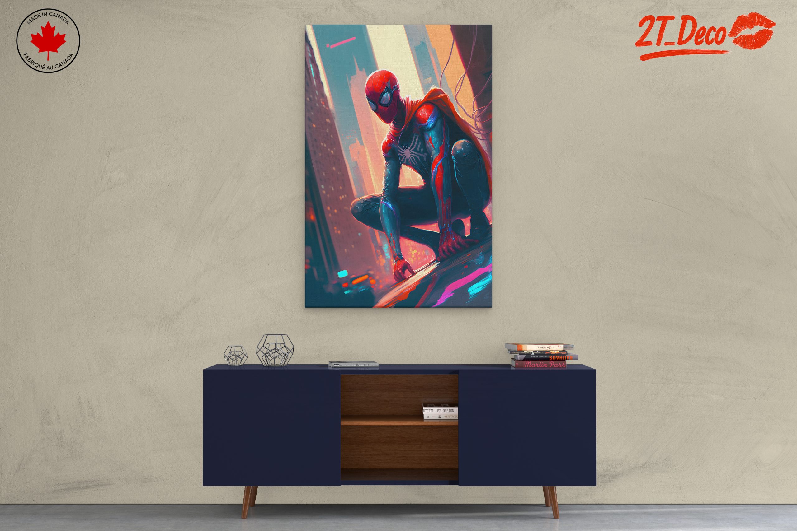 Vibrant Spider-Man in Urban Landscape - Image 3