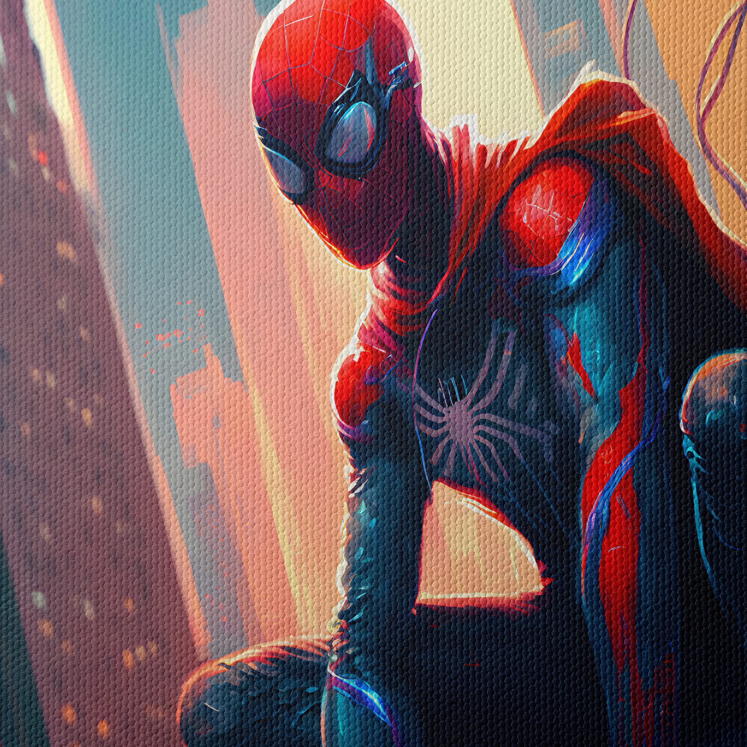 Vibrant Spider-Man in Urban Landscape - Image 4