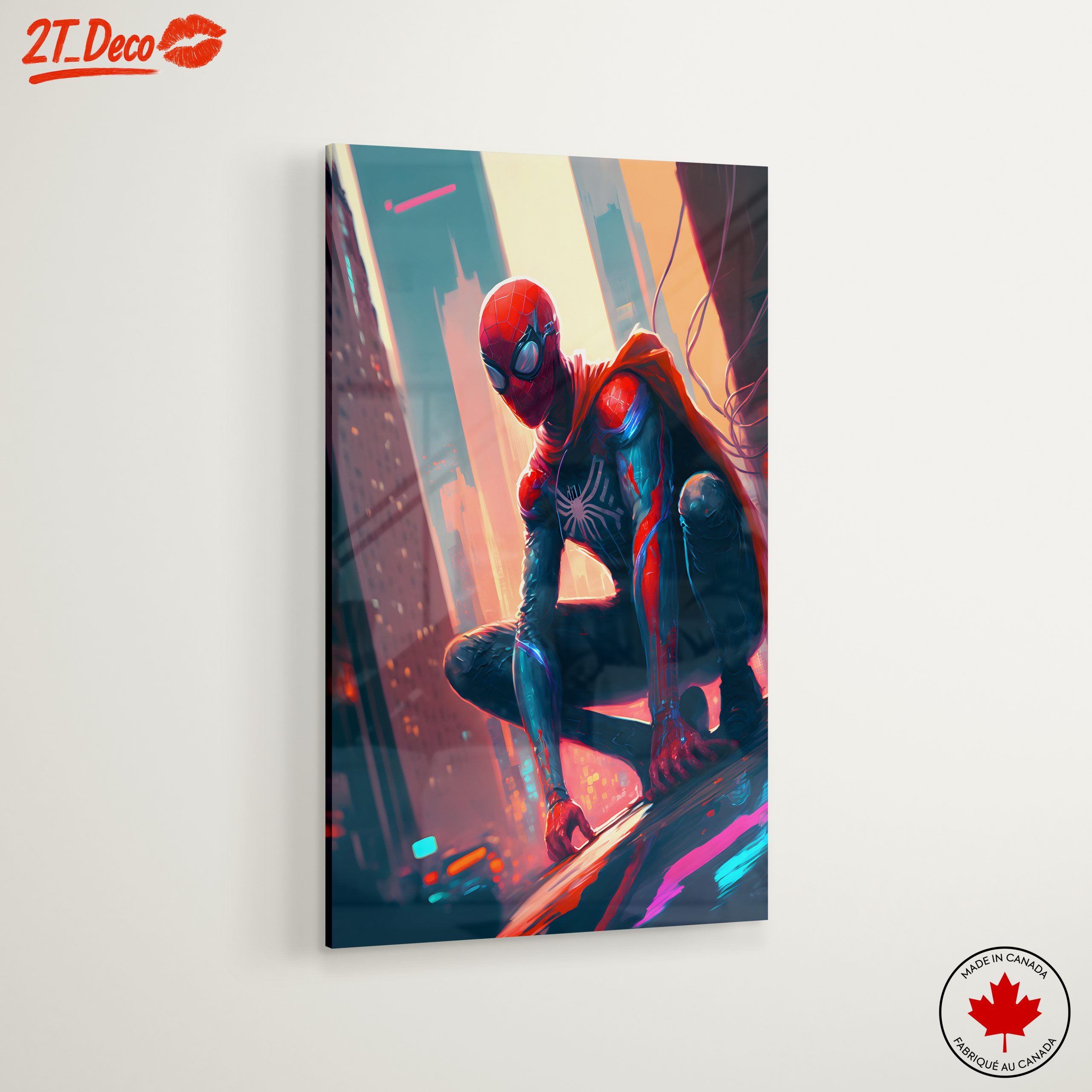 Vibrant Spider-Man in Urban Landscape - Image 6