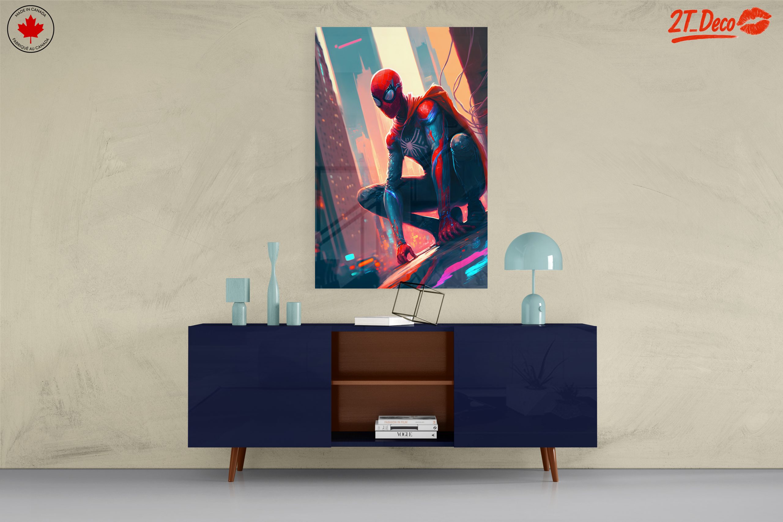 Vibrant Spider-Man in Urban Landscape - Image 8