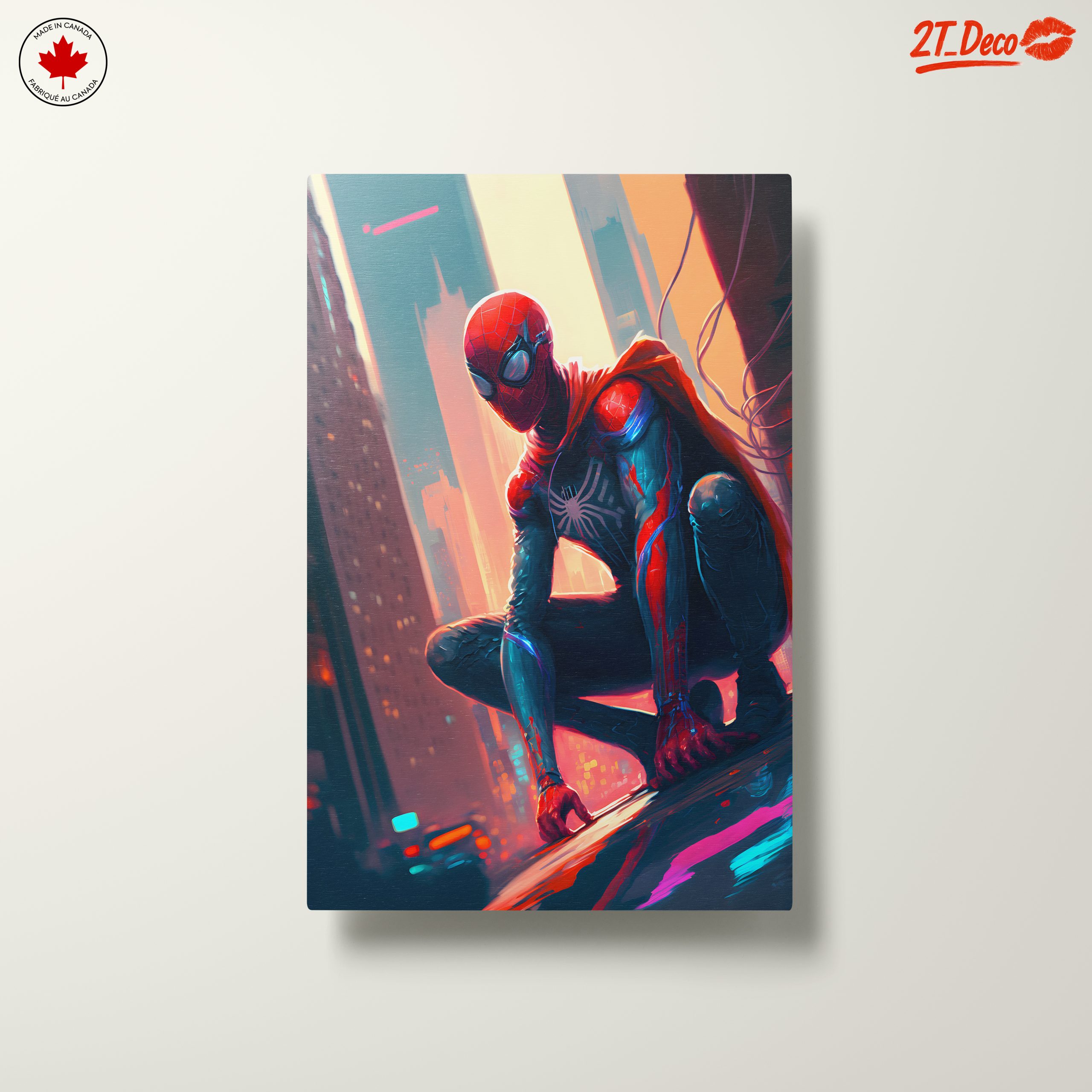 Vibrant Spider-Man in Urban Landscape - Image 10