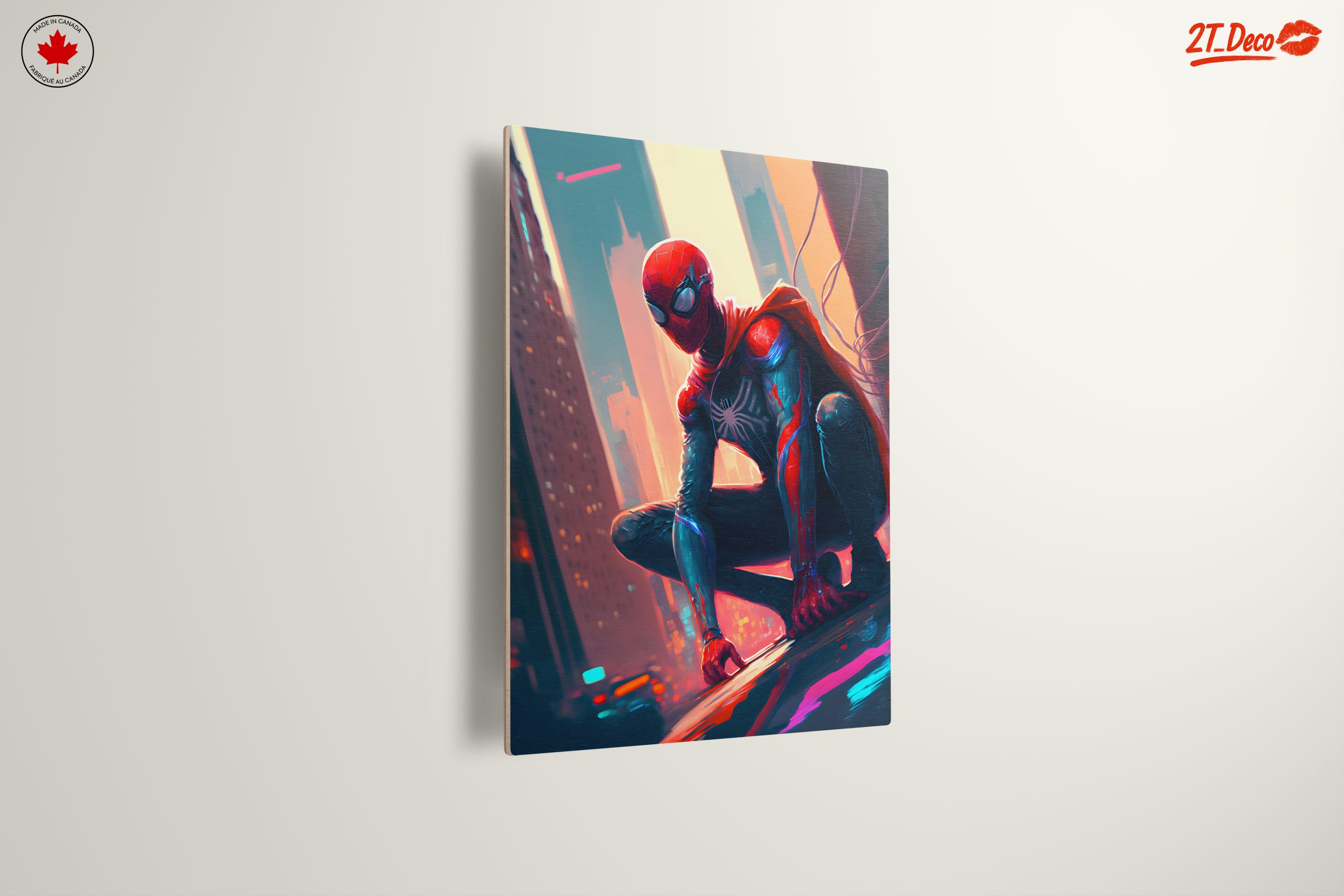 Vibrant Spider-Man in Urban Landscape - Image 13
