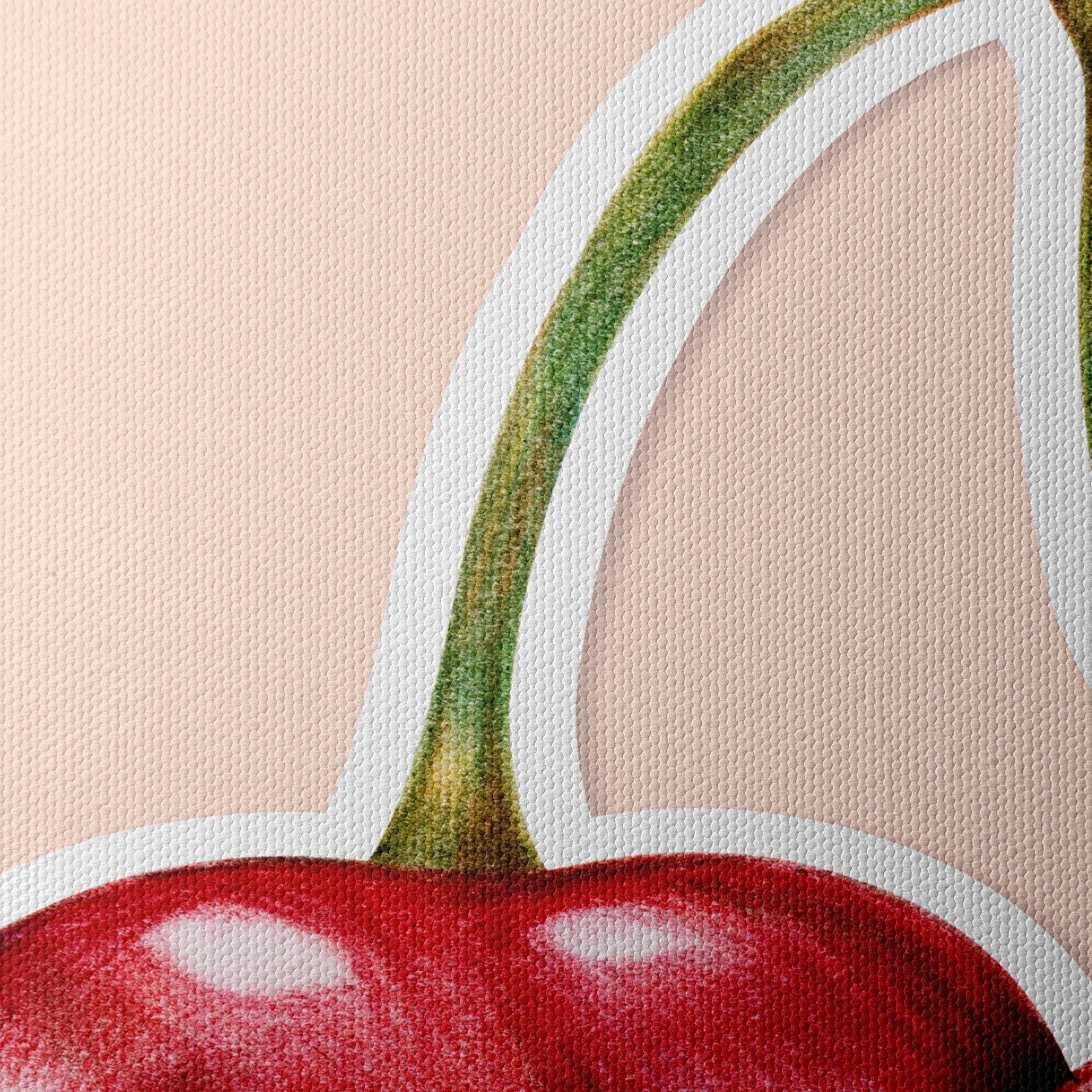 Stylized Cherries Abstract Art - Image 4