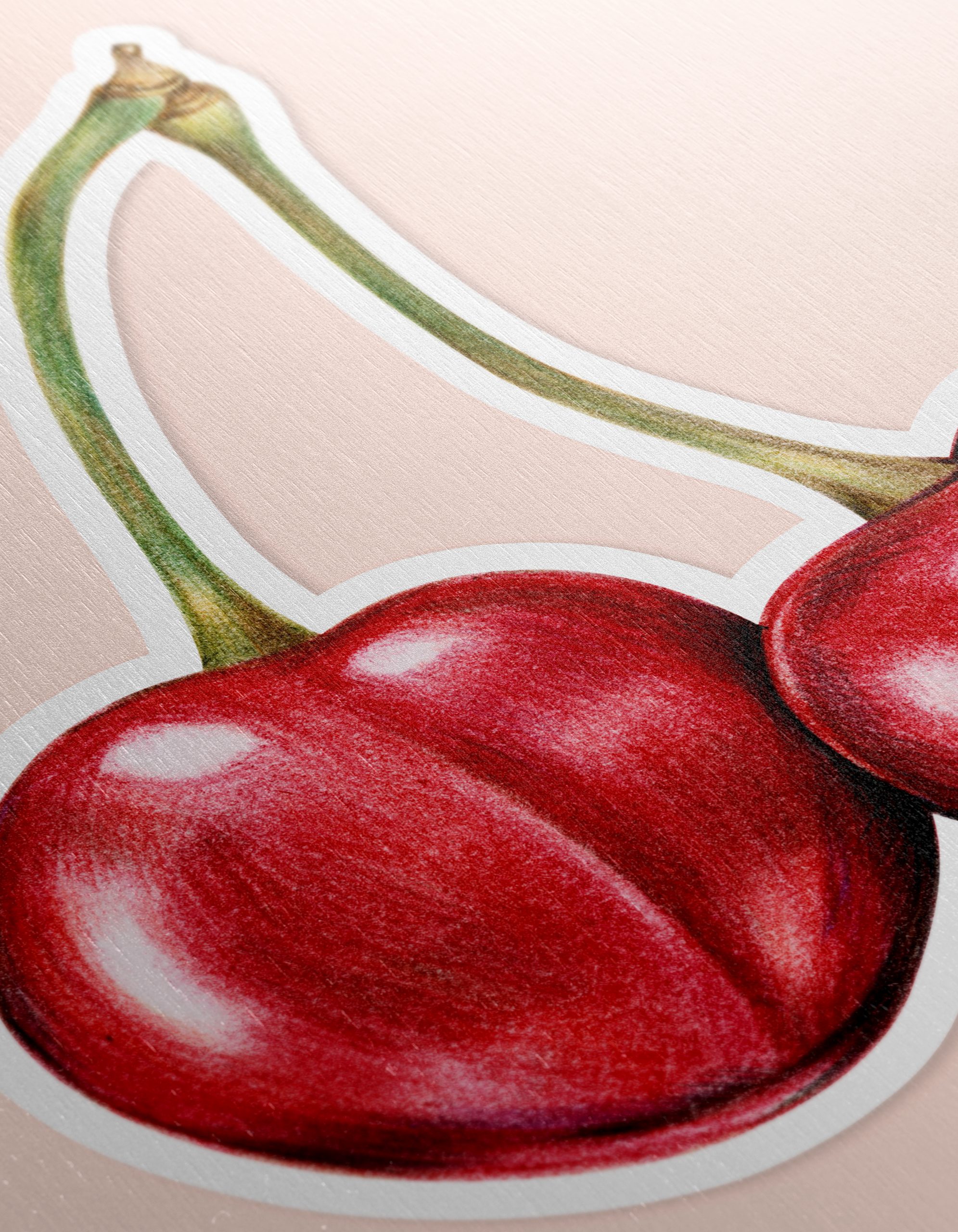 Stylized Cherries Abstract Art - Image 12