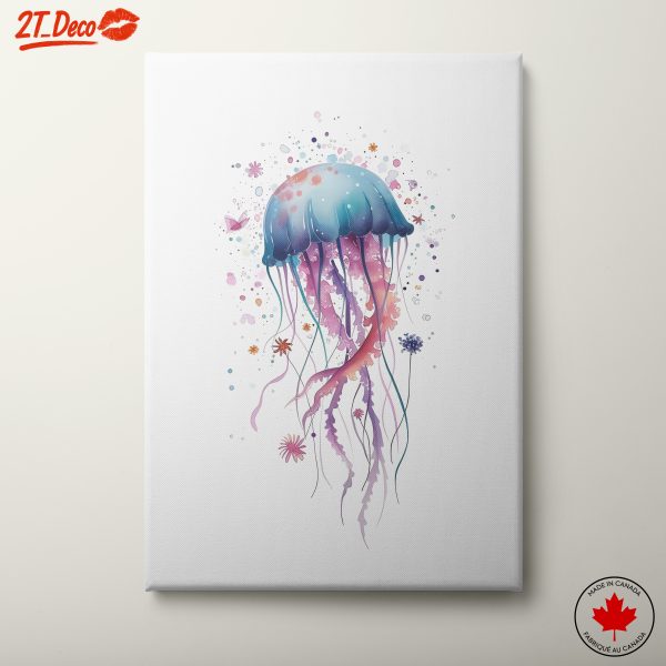 Vibrant Abstract Jellyfish Art 2