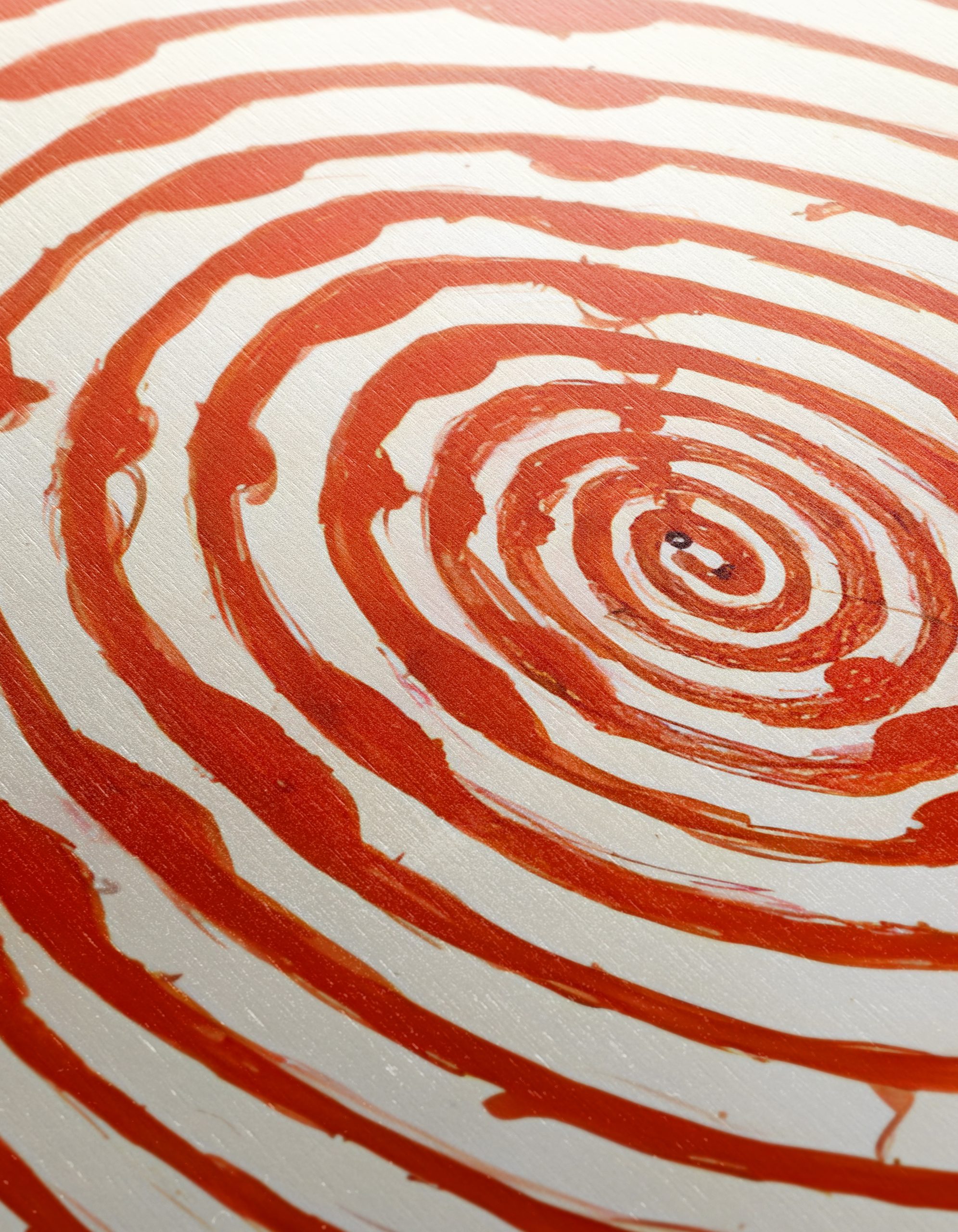 Red Concentric Circle Abstract Art - Image 12
