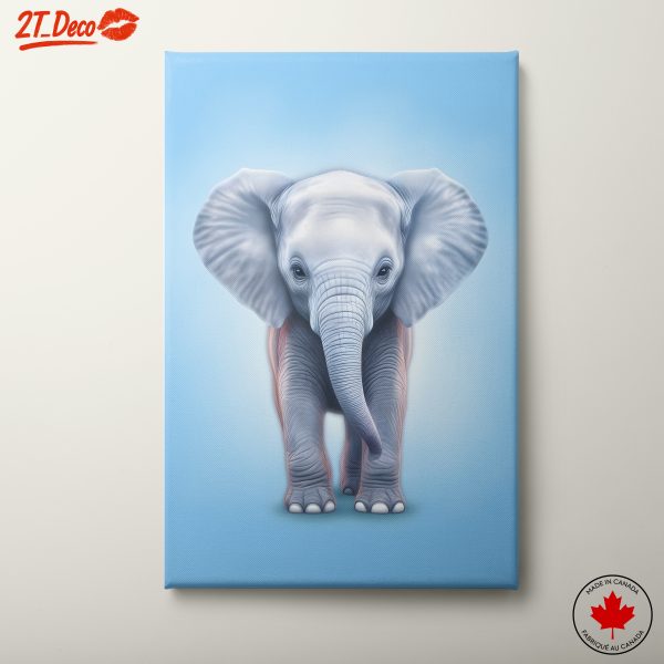 Adorable Elephant Illustration Art