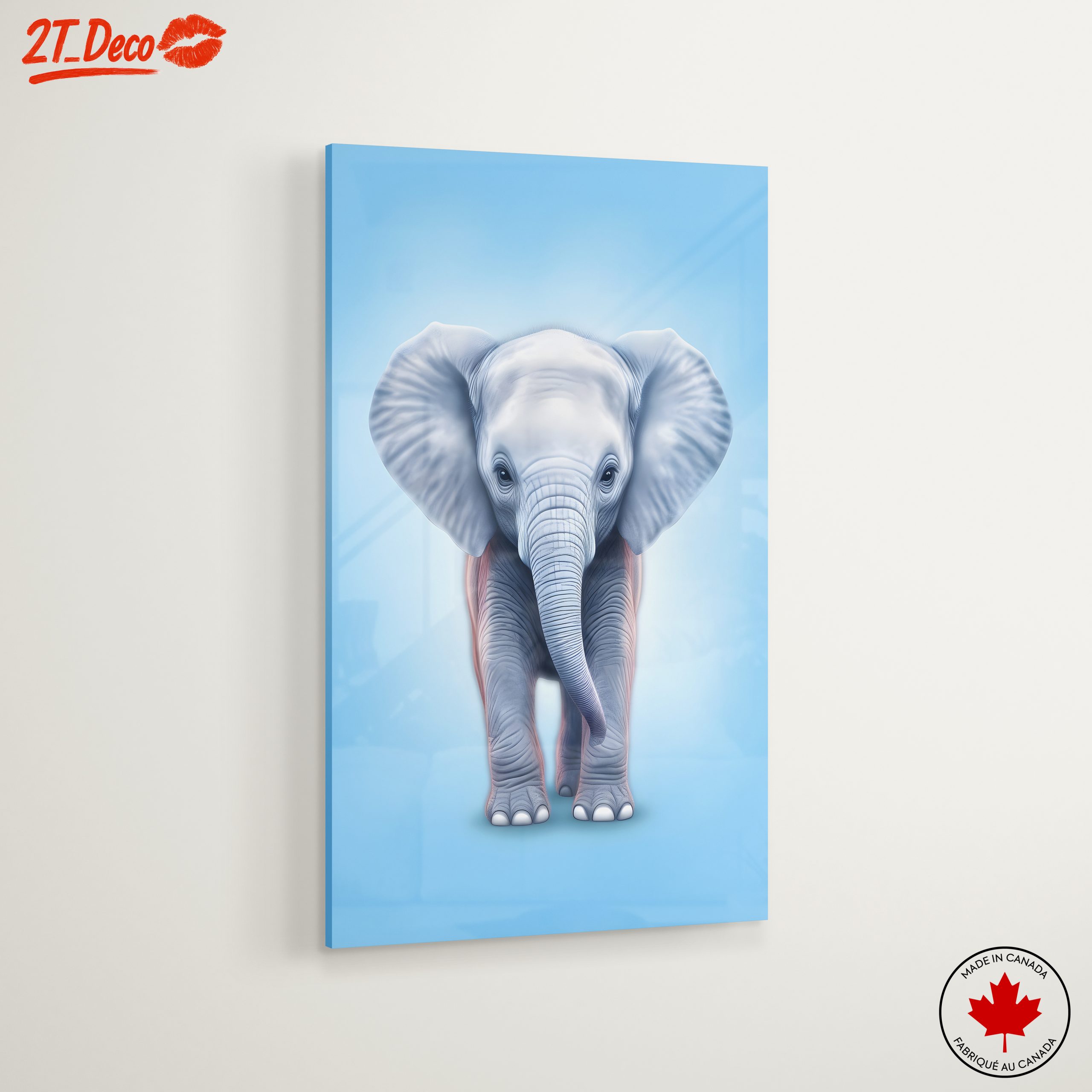 Adorable Elephant Illustration Art - Image 6