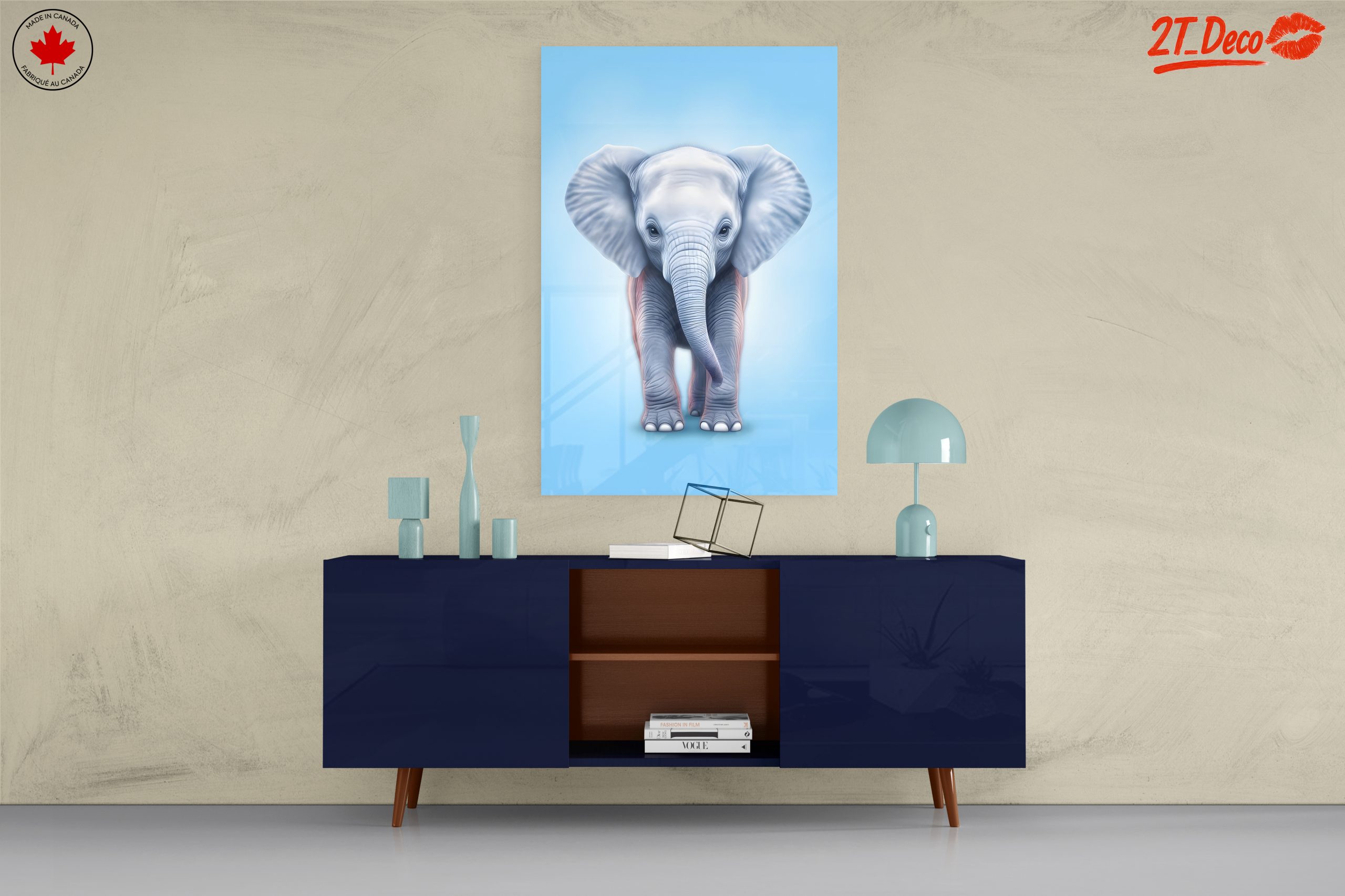 Adorable Elephant Illustration Art - Image 8