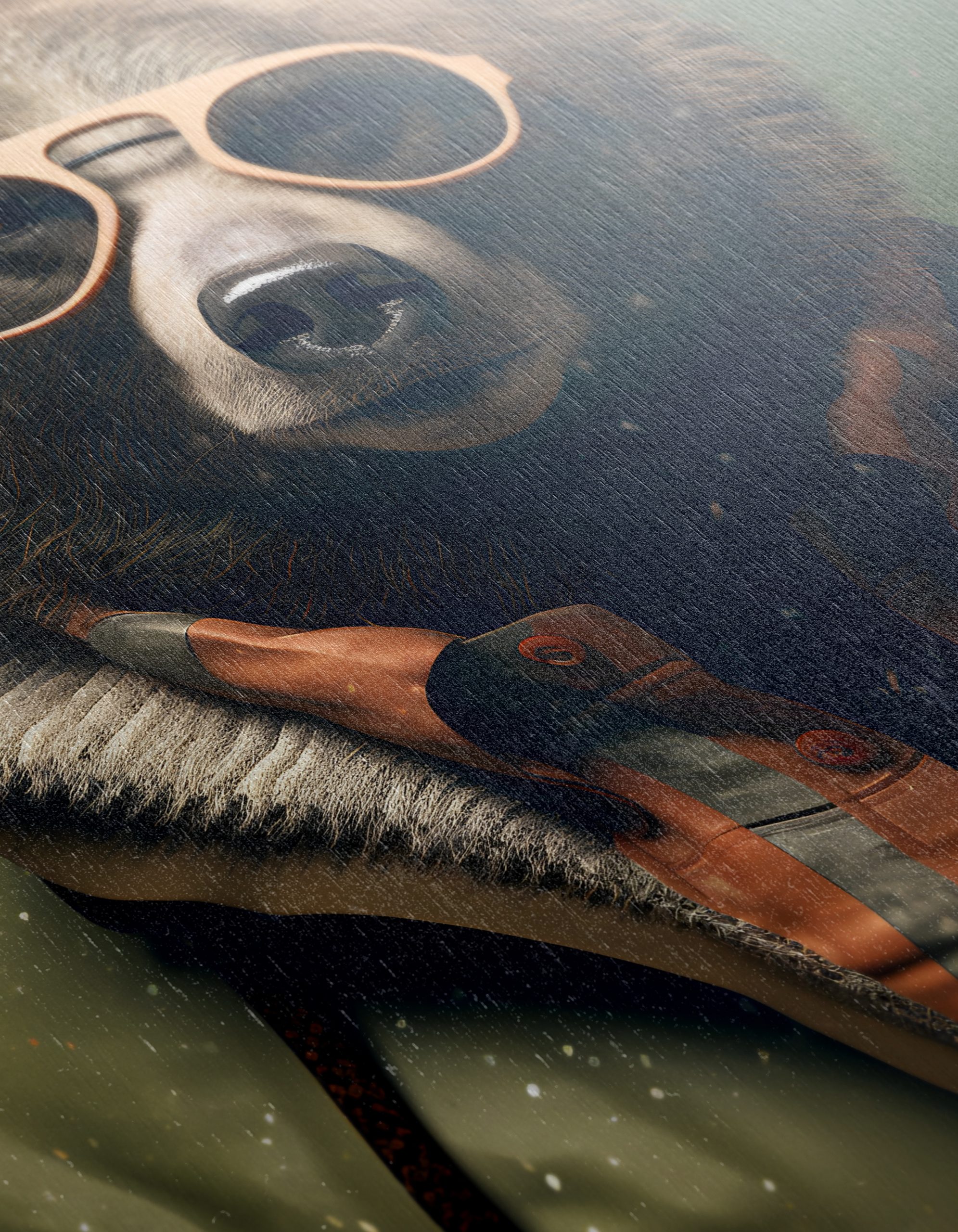 Artistic Bear in Sunglasses and Jacket - Image 12