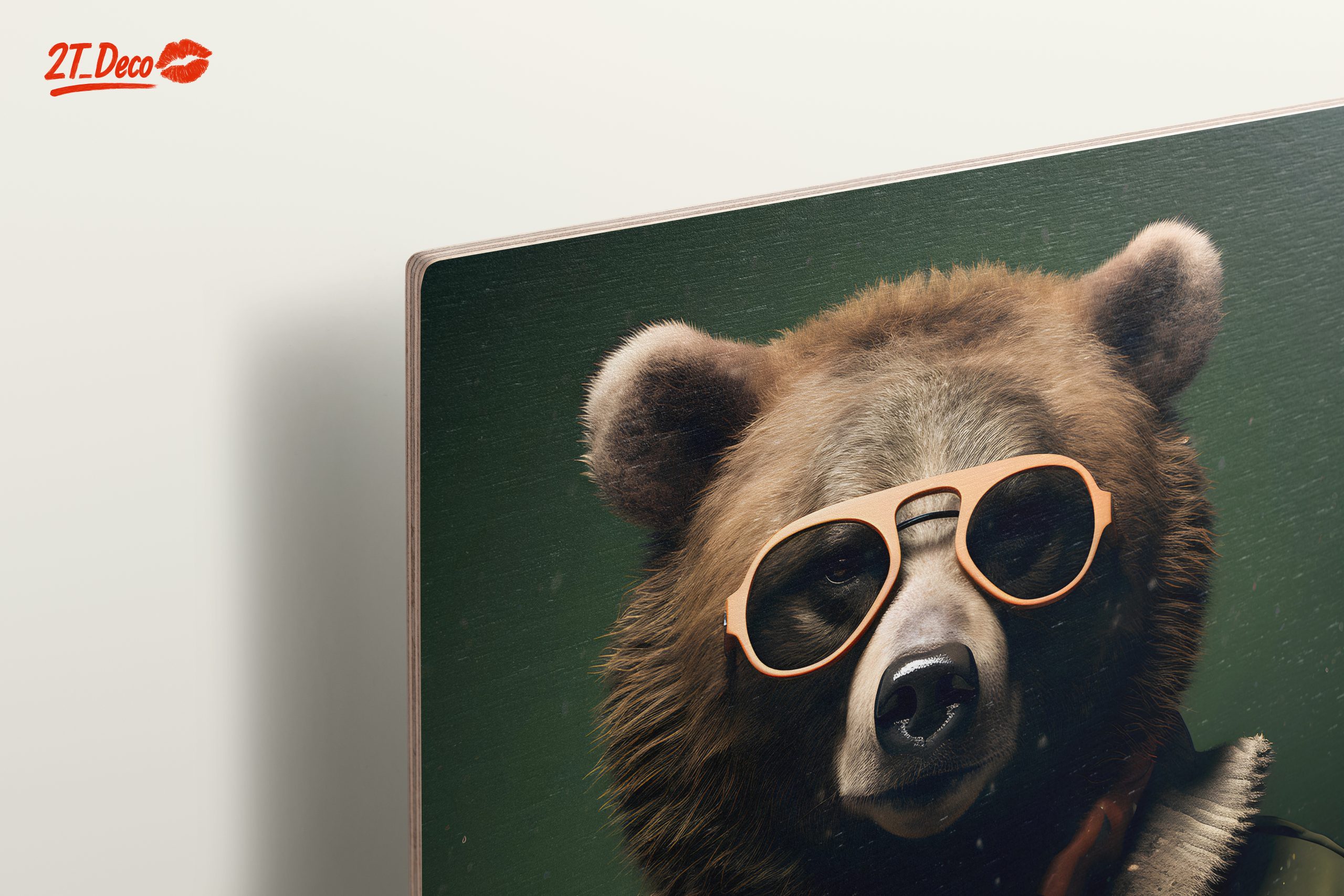 Artistic Bear in Sunglasses and Jacket - Image 15