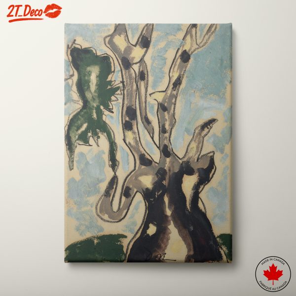 Abstract Tree Art with Dynamic Colors